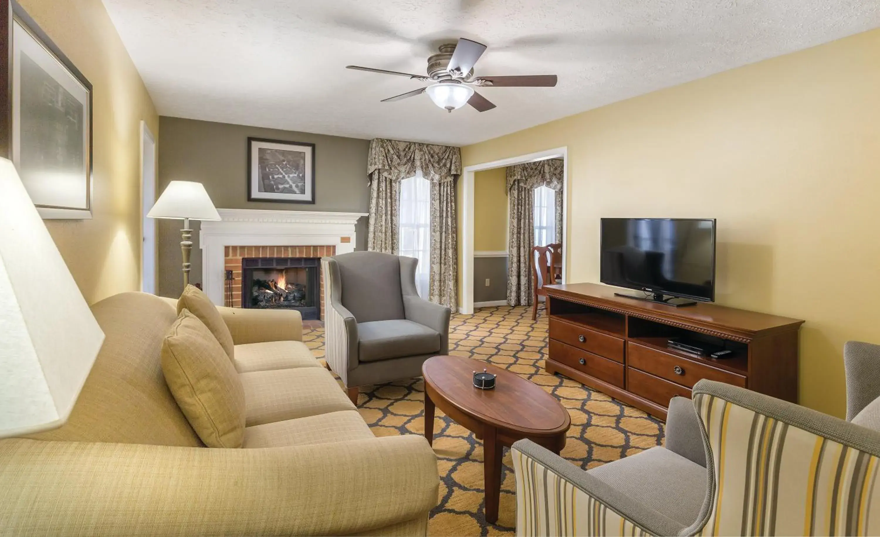 Living room, Seating Area in Club Wyndham Patriots Place