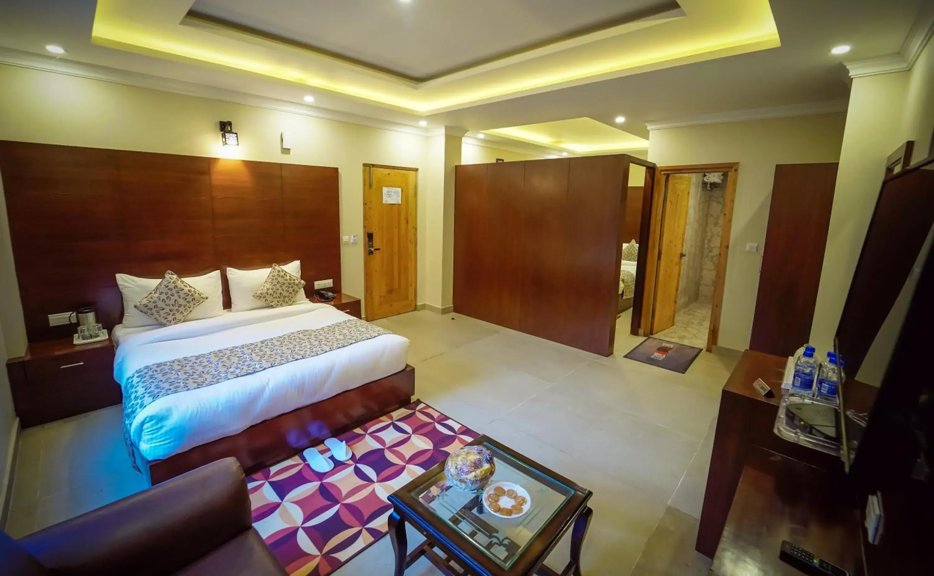 Bed in Regenta Place Green Leaf Manali- A Centrally Heated Resort Bed in Regenta Place Green Leaf Manali- A Centrally Heated Resort