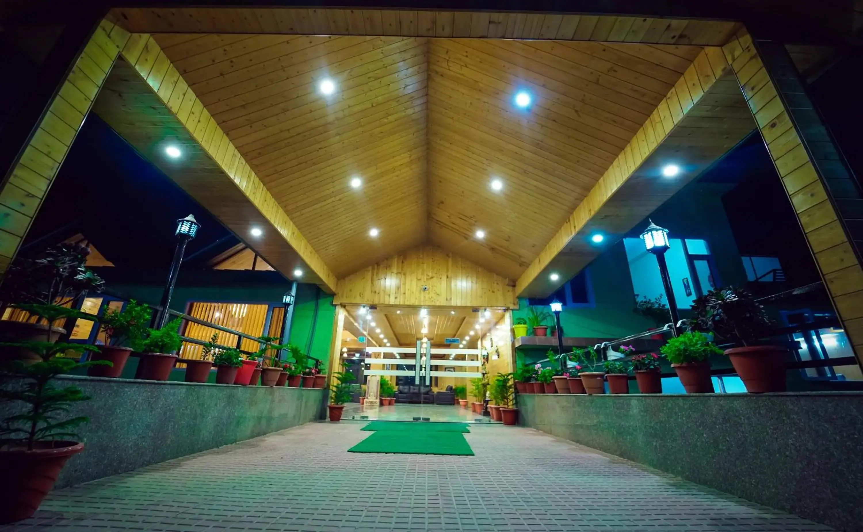 Facade/entrance in Regenta Place Green Leaf Manali- A Centrally Heated Resort Facade/entrance in Regenta Place Green Leaf Manali- A Centrally Heated Resort