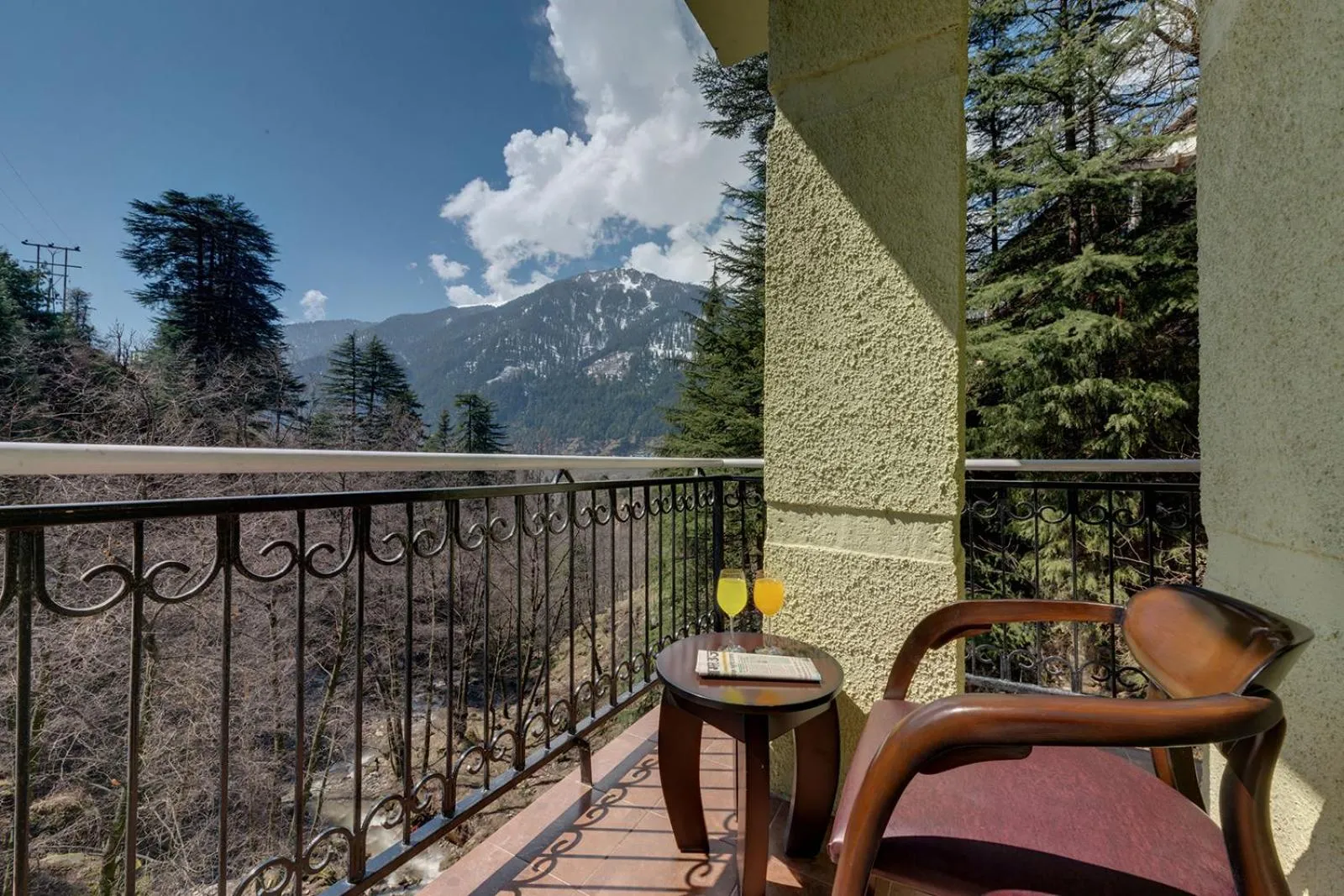 Balcony/Terrace in Regenta Place Green Leaf Manali- A Centrally Heated Resort