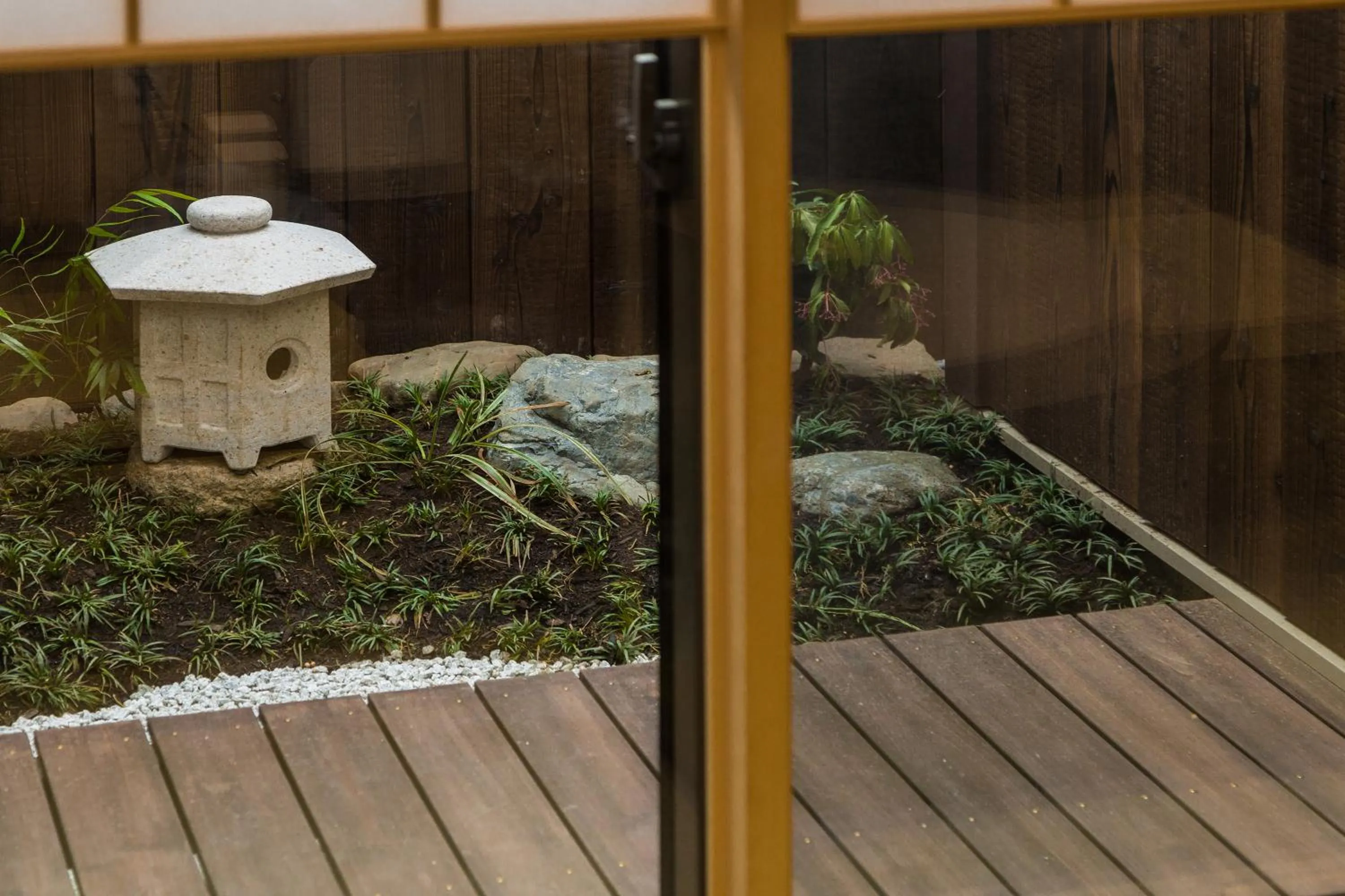 Garden view in Shiki Homes SEN