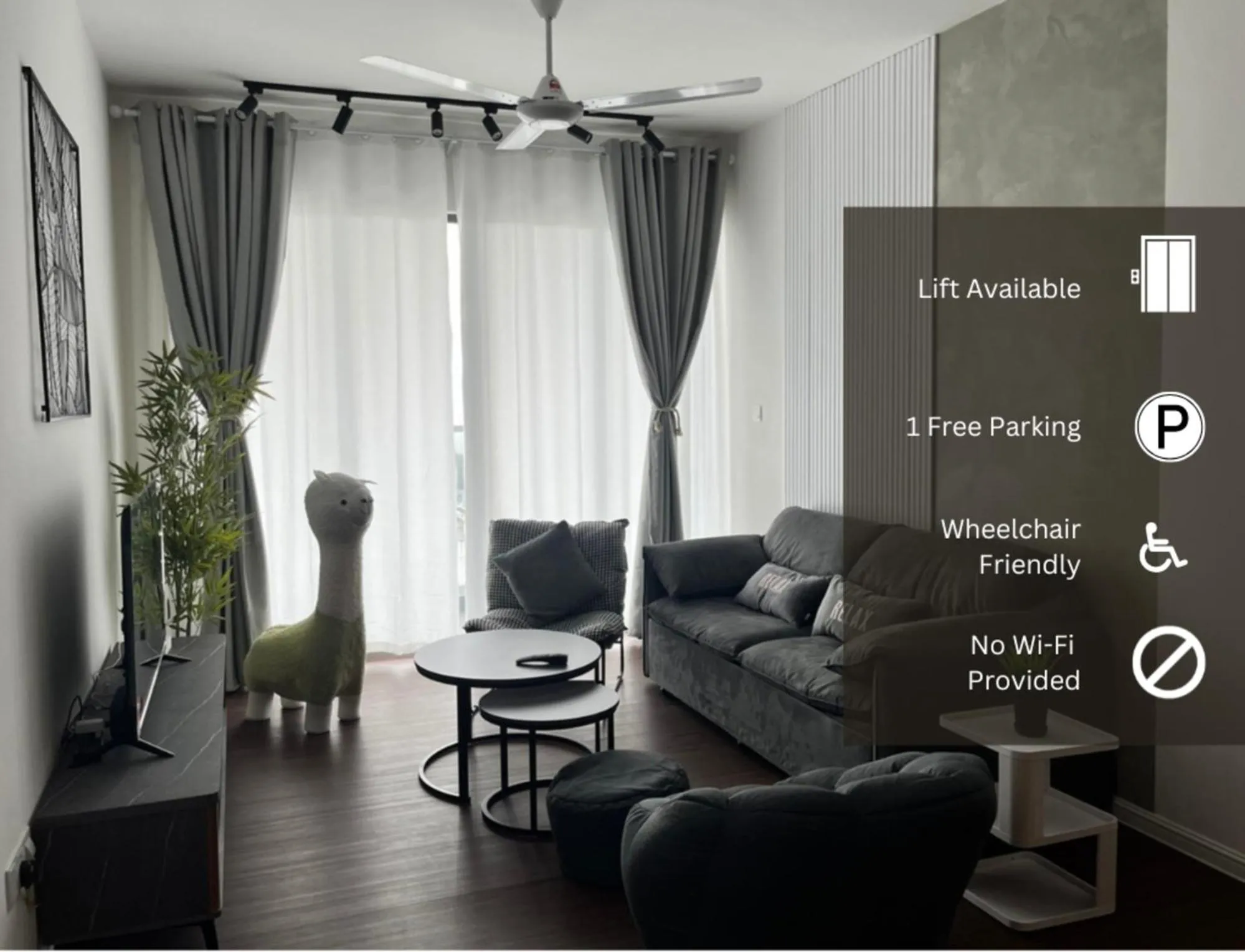 Living room in PLAY at Palas Horizon @ Kea Farm