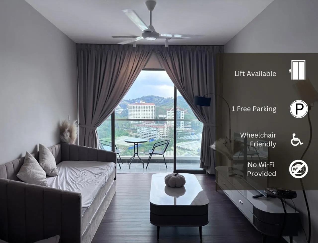 Living room, Bed in PLAY at Palas Horizon @ Kea Farm