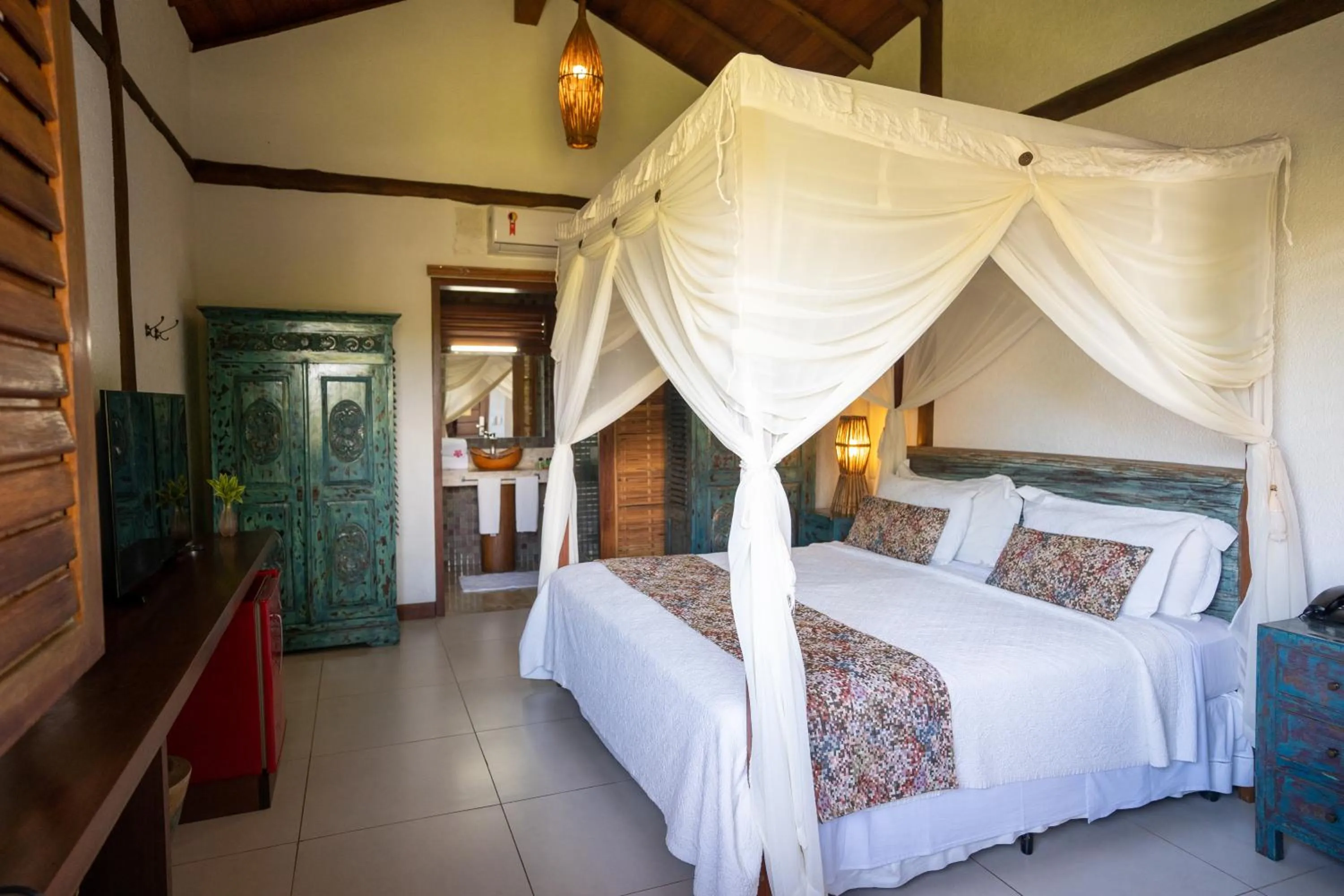 Bed in Hotel Villa Balidendê