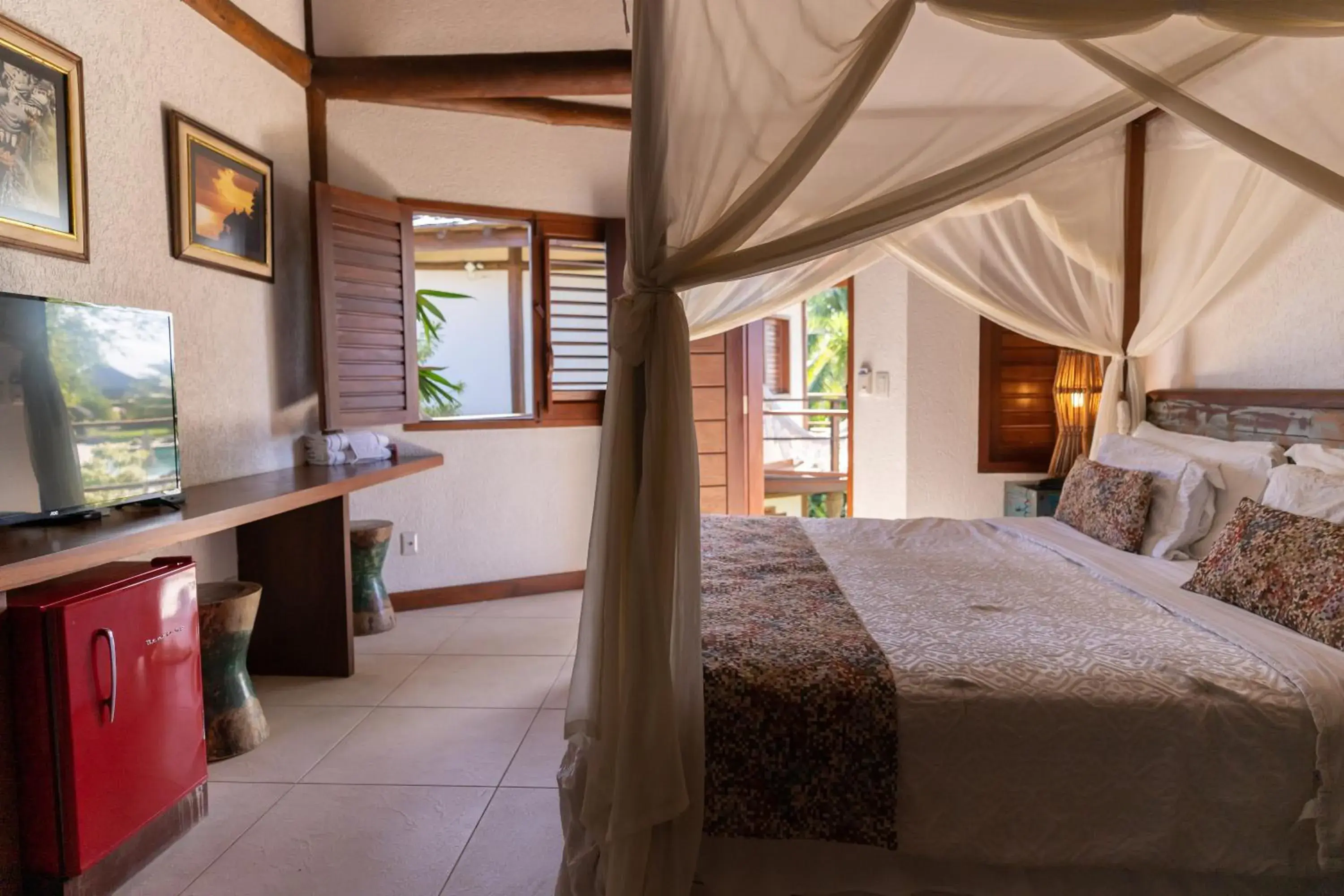 Deluxe Double Room with Balcony in Hotel Villa Balidendê Deluxe Double Room with Balcony in Hotel Villa Balidendê