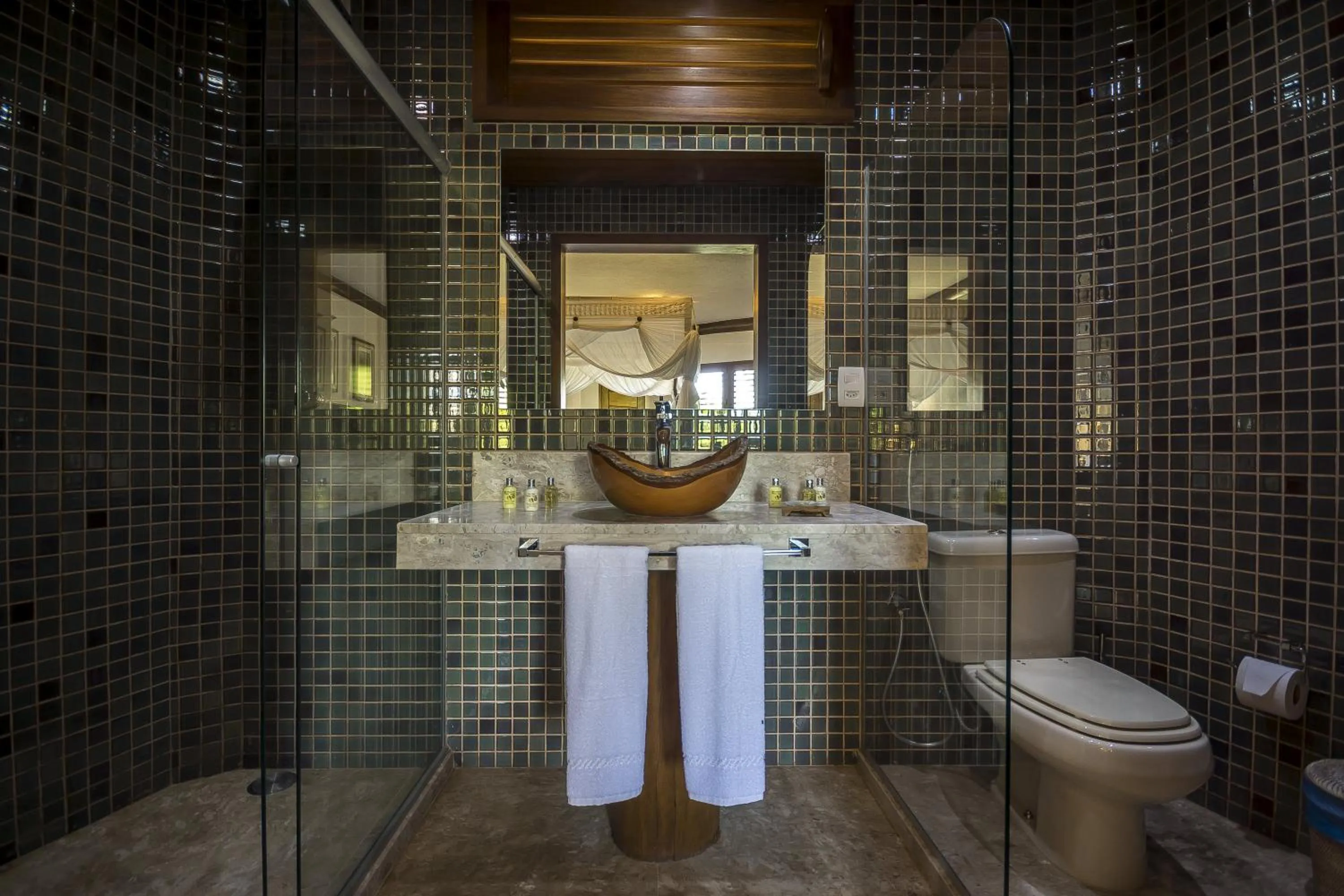 Bathroom in Hotel Villa Balidendê