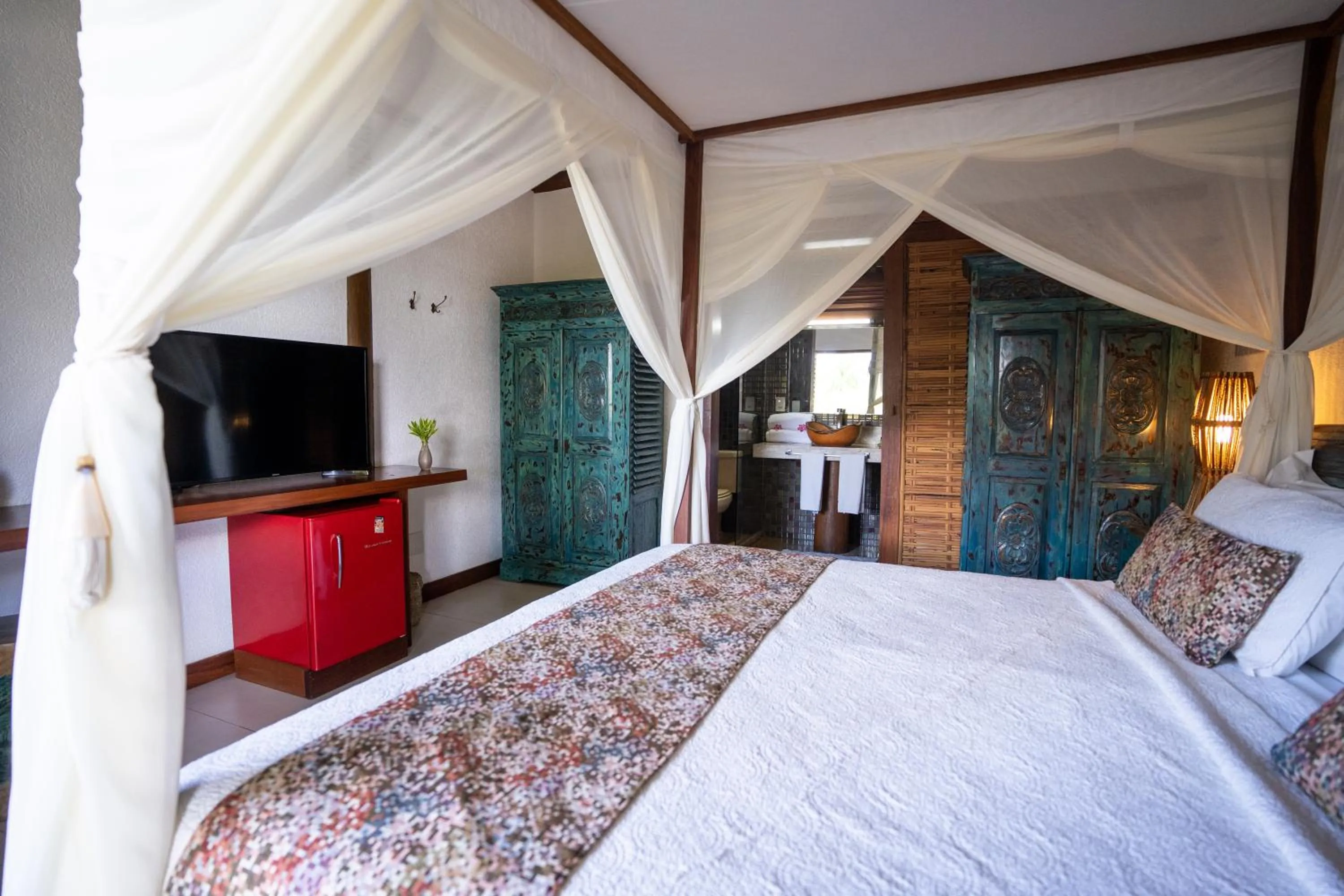 Bed in Hotel Villa Balidendê