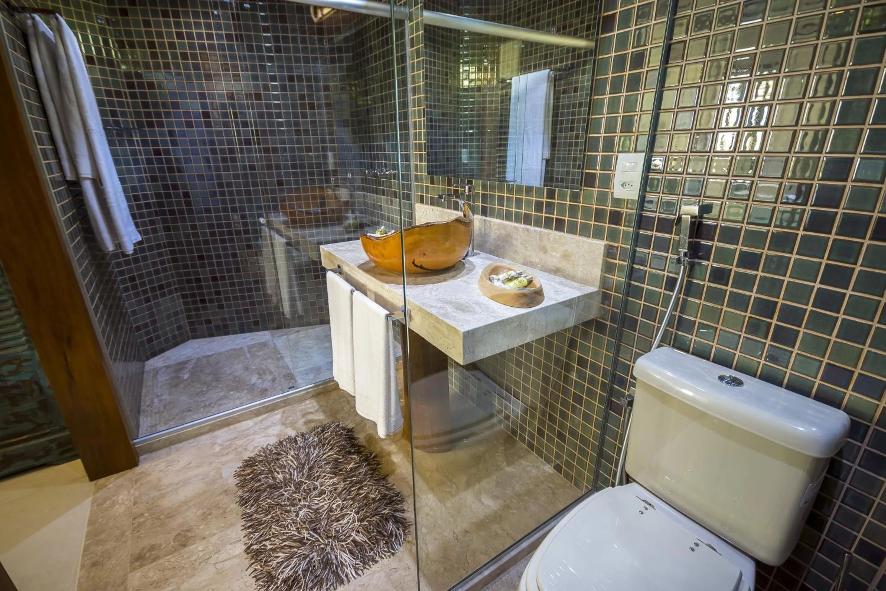 Bathroom in Hotel Villa Balidendê