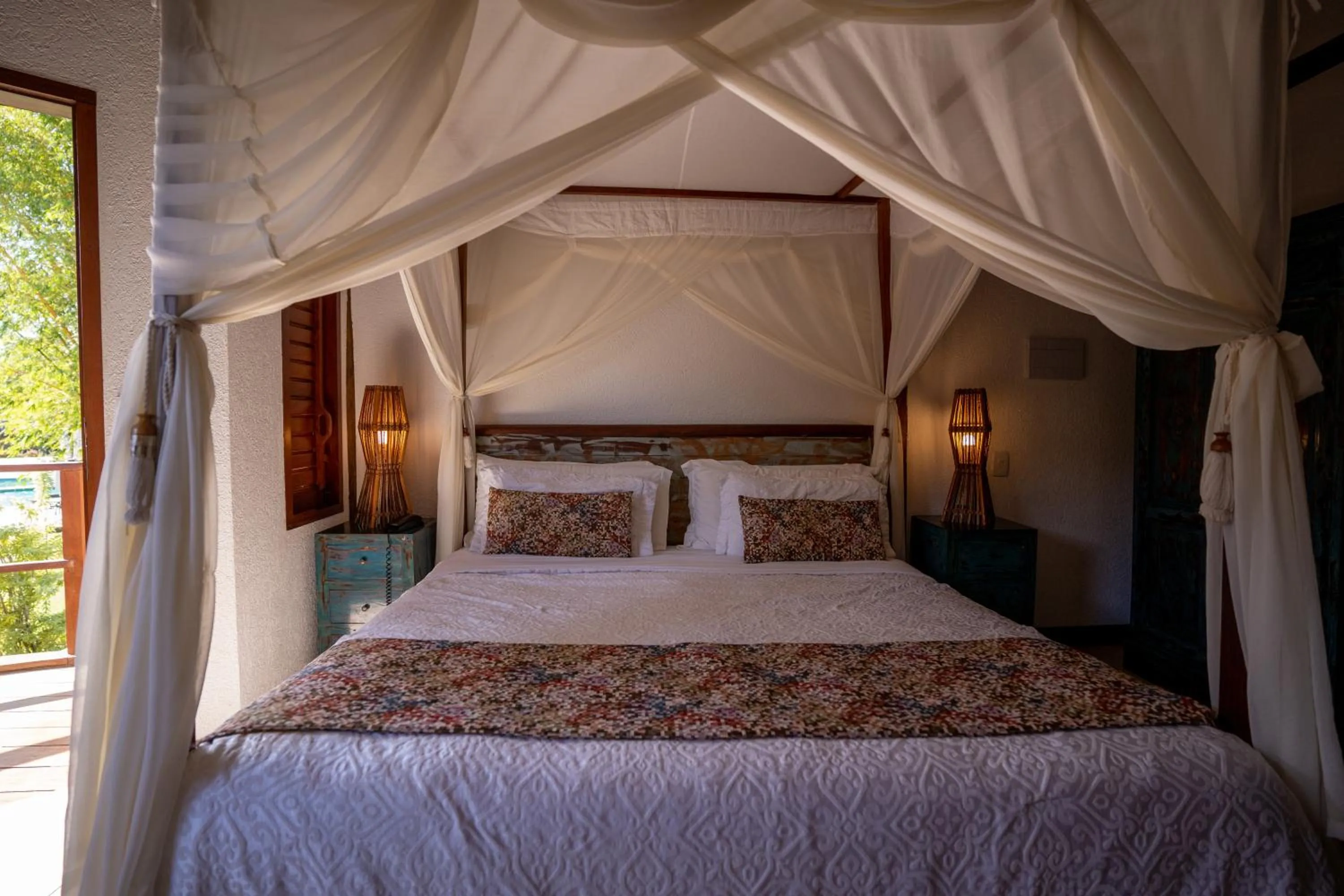 Bed in Hotel Villa Balidendê