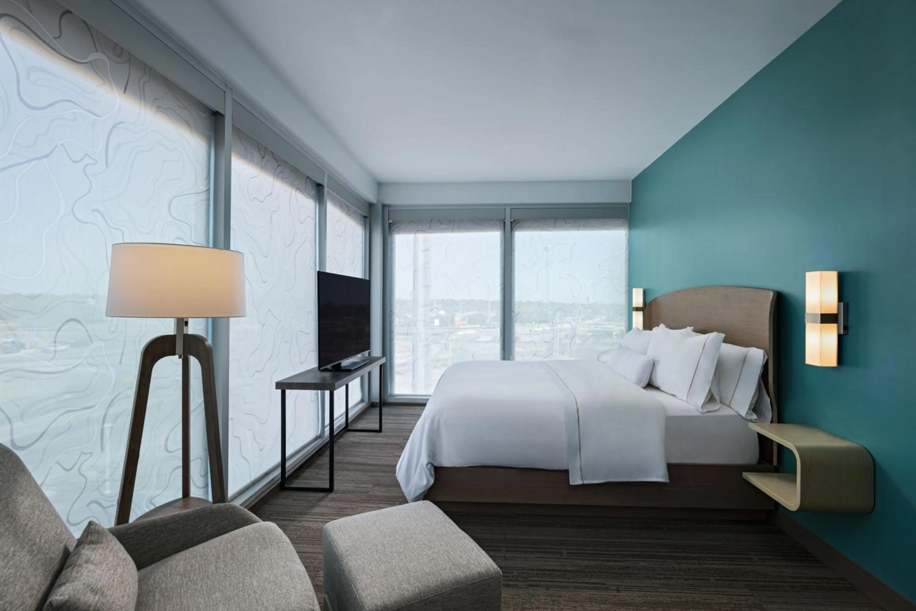 Photo of the whole room, Bed in Element Waco