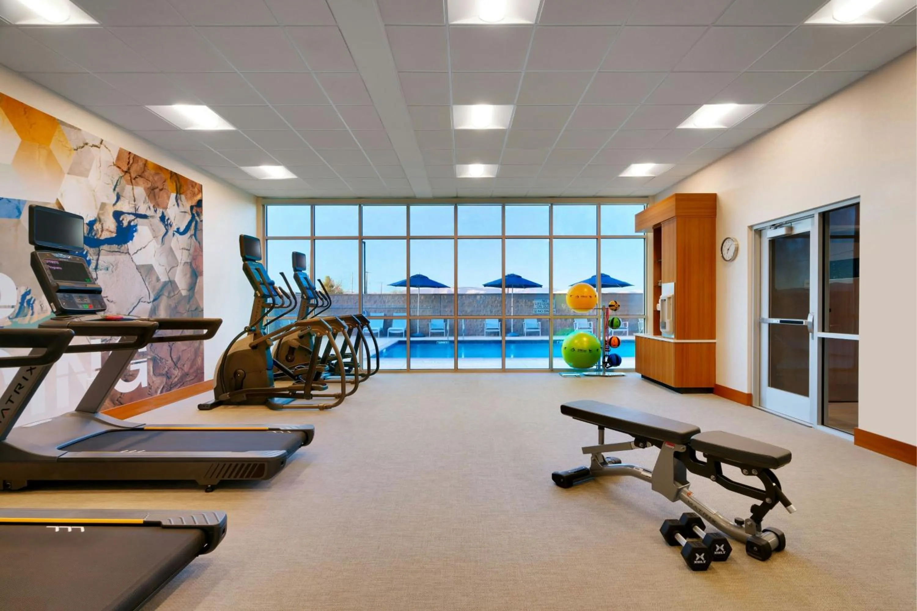 Fitness centre/facilities in SpringHill Suites by Marriott Cottonwood
