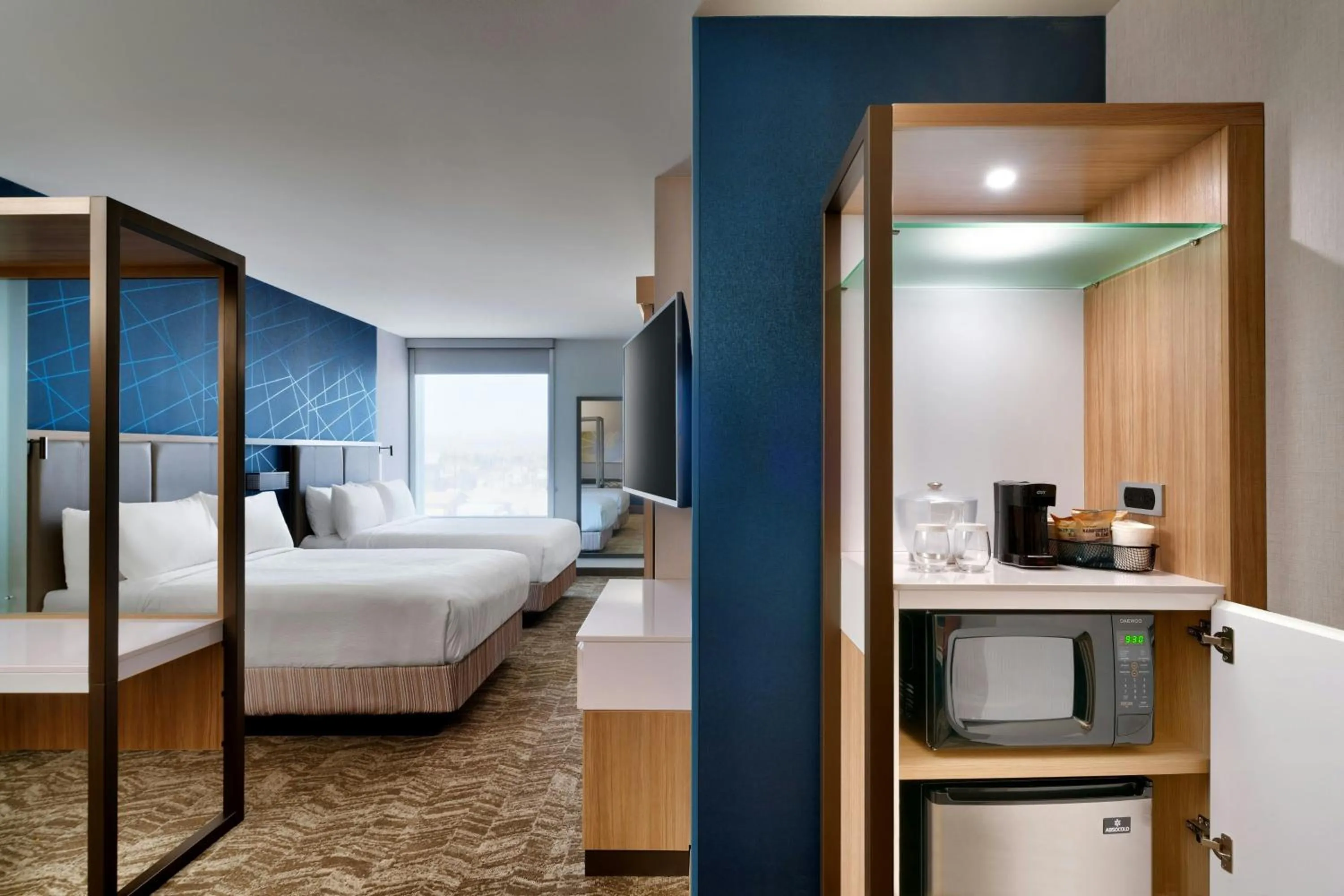 Kitchen or kitchenette, Bed in SpringHill Suites by Marriott Cottonwood