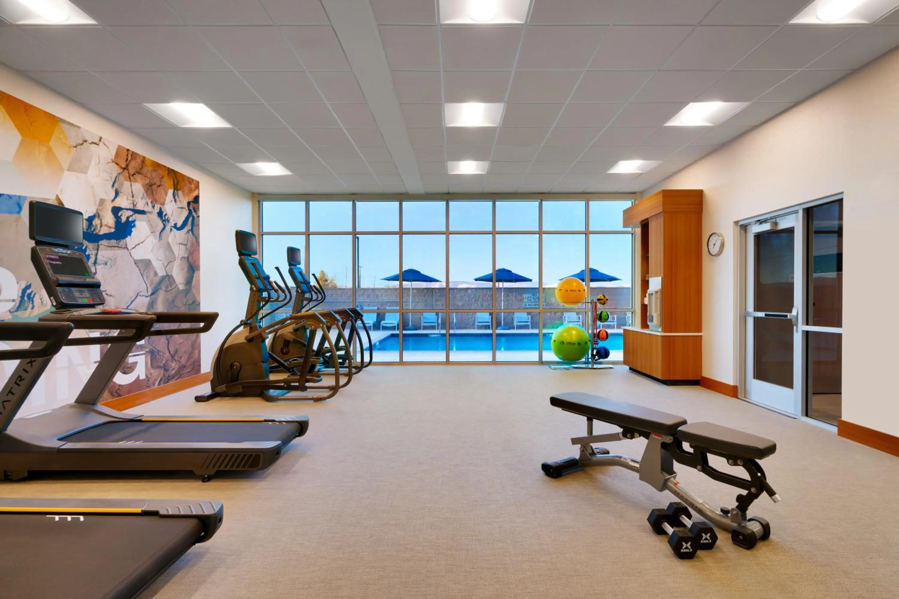 Fitness centre/facilities in SpringHill Suites by Marriott Cottonwood