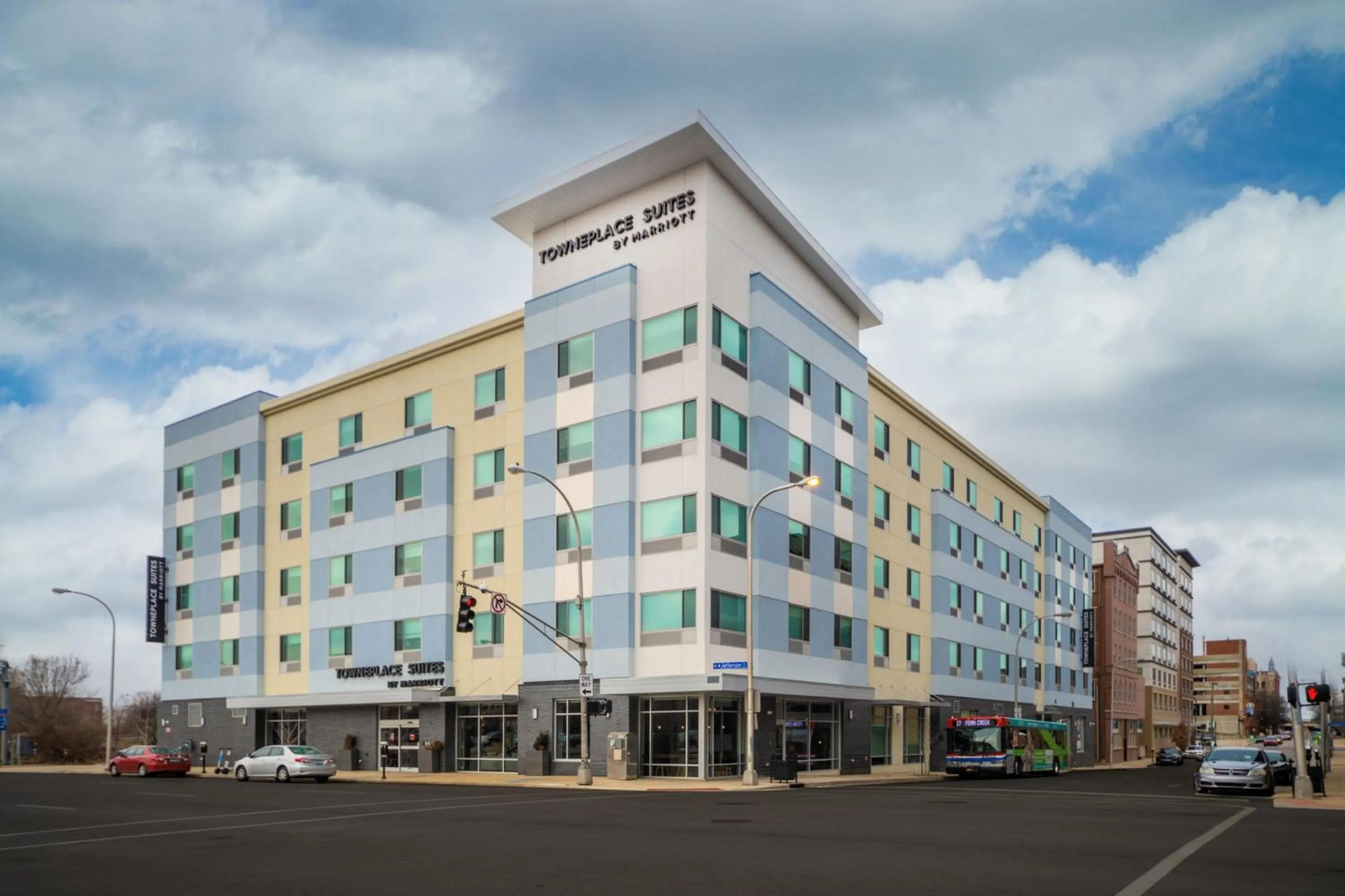 Property building in TownePlace Suites by Marriott Louisville Downtown