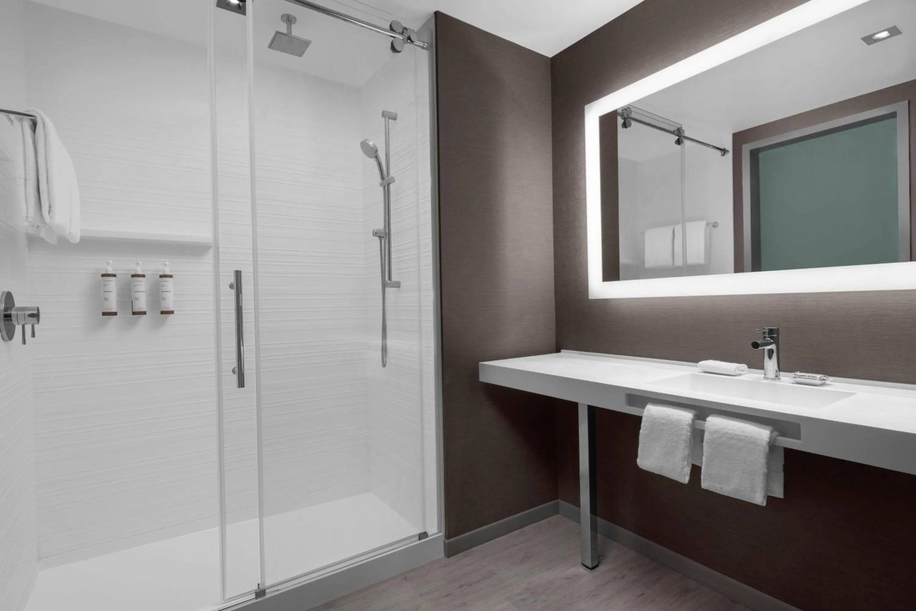 Bathroom in AC Hotel by Marriott Washington DC Capitol Hill Navy Yard