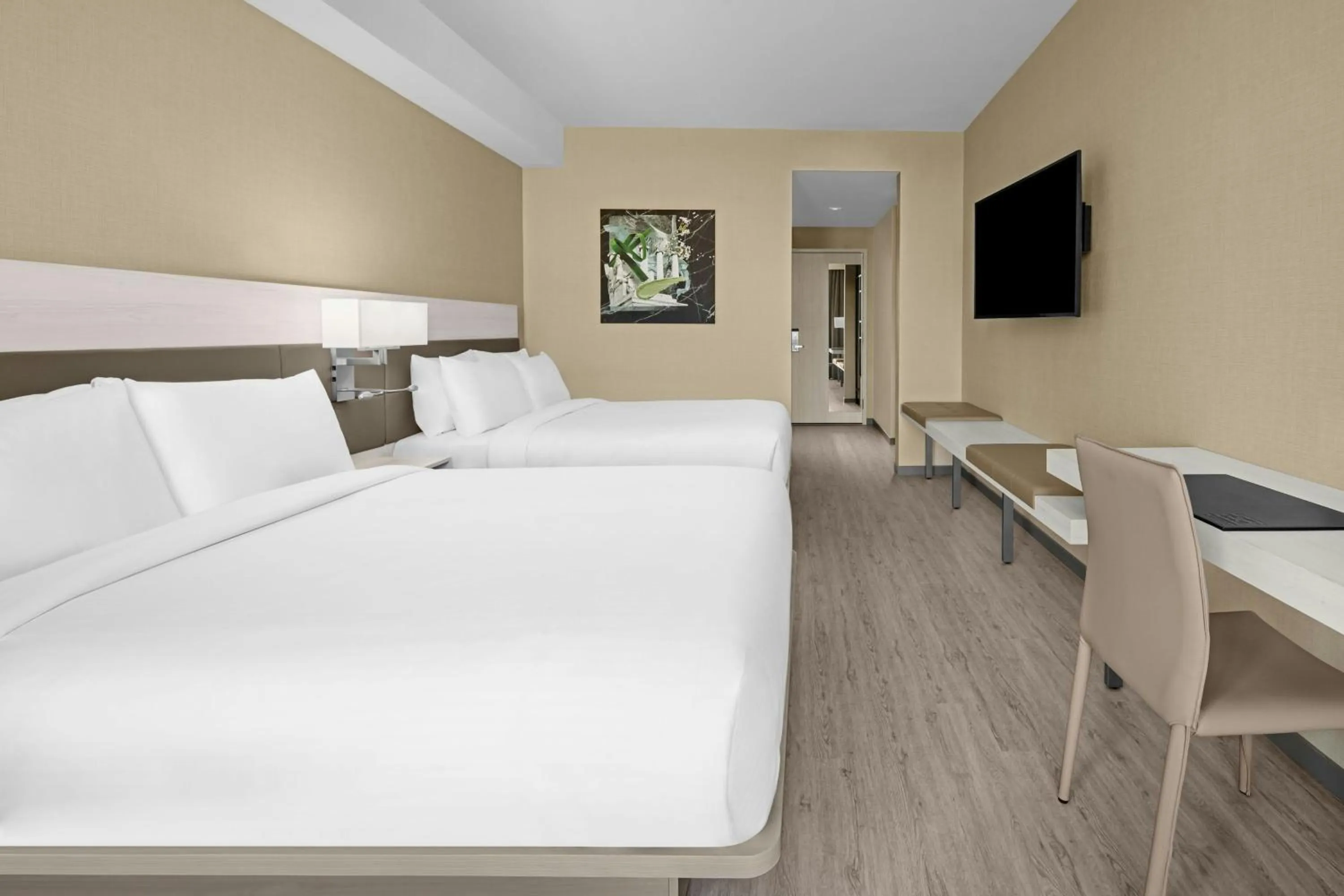 Photo of the whole room, Bed in AC Hotel by Marriott Washington DC Capitol Hill Navy Yard