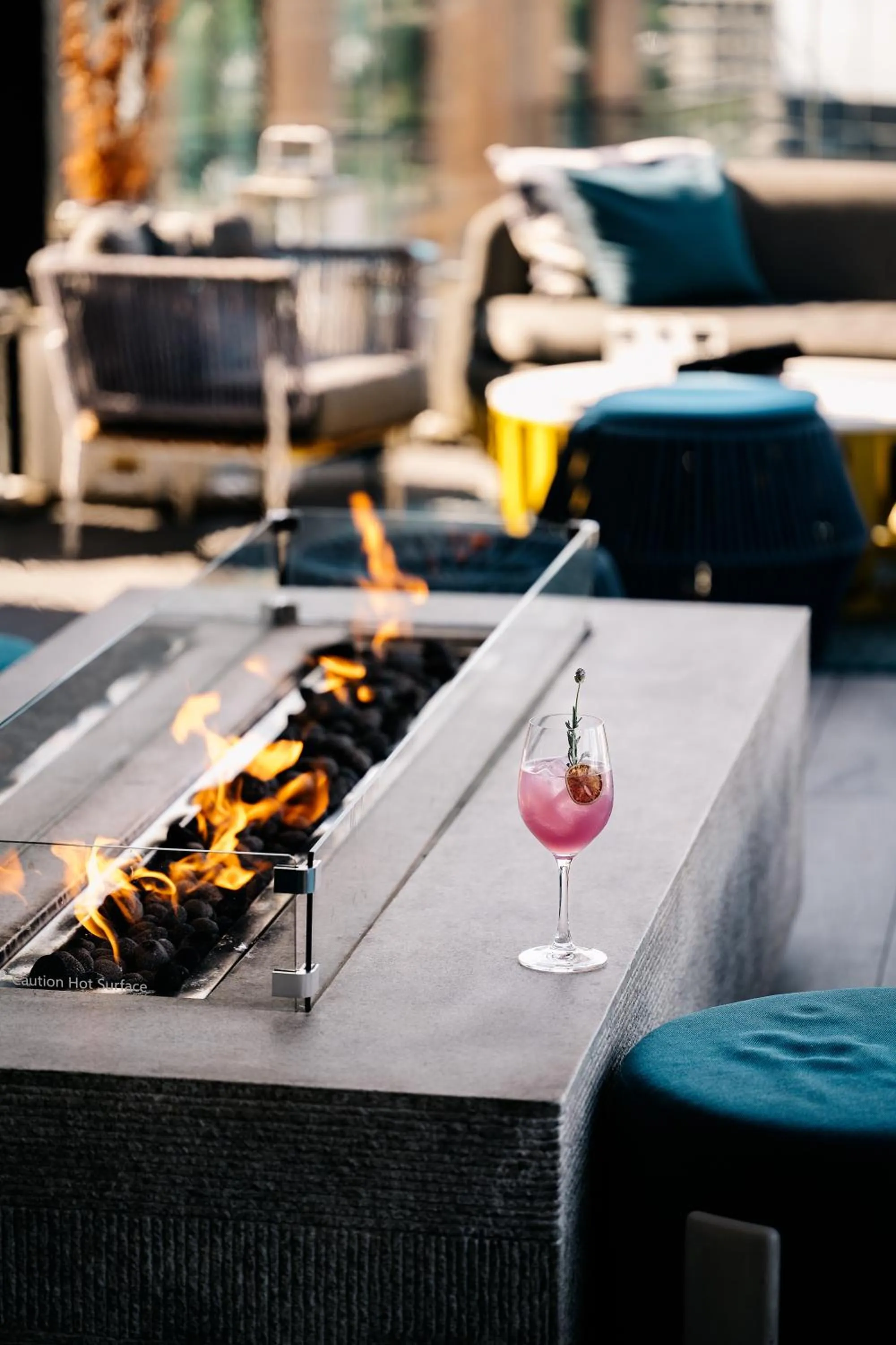 Patio in AC Hotel by Marriott Washington DC Capitol Hill Navy Yard