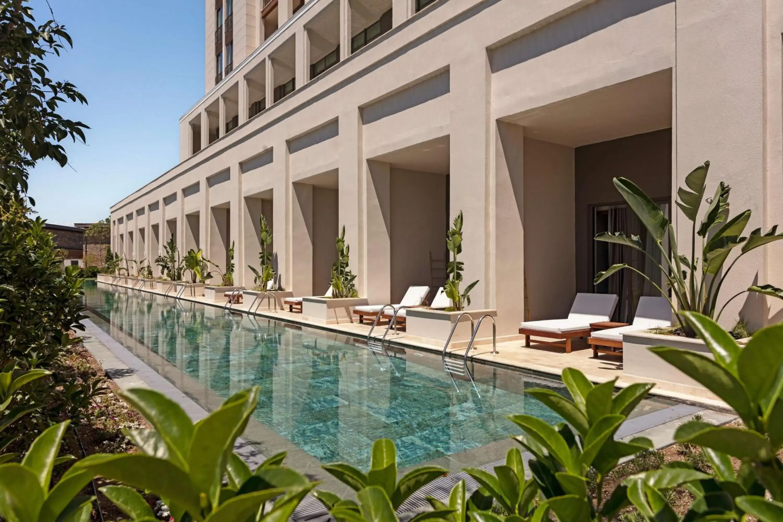 Pool view in Cullinan Belek Pool view in Cullinan Belek