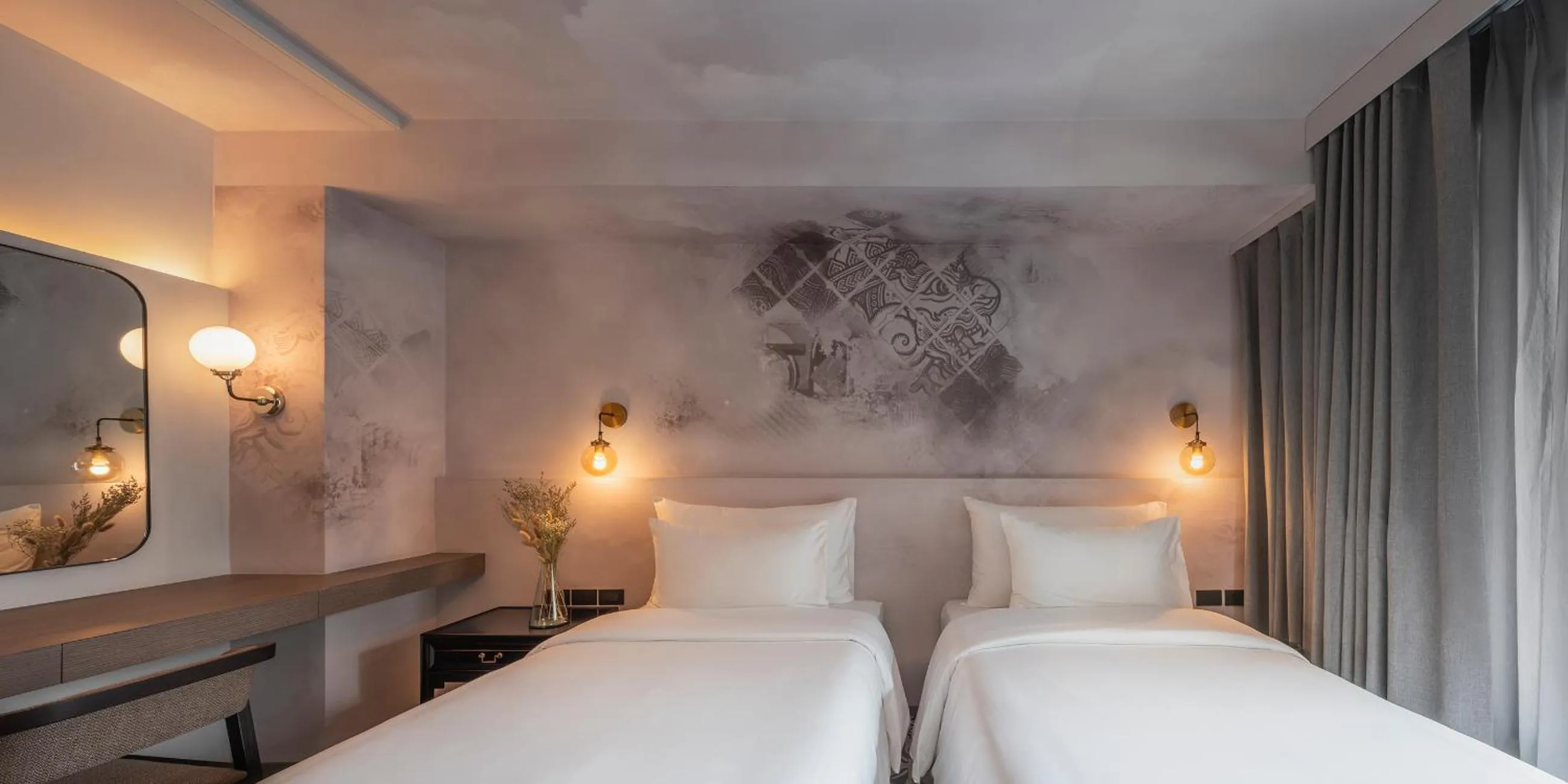 Bed in PASSA Hotel Bangkok