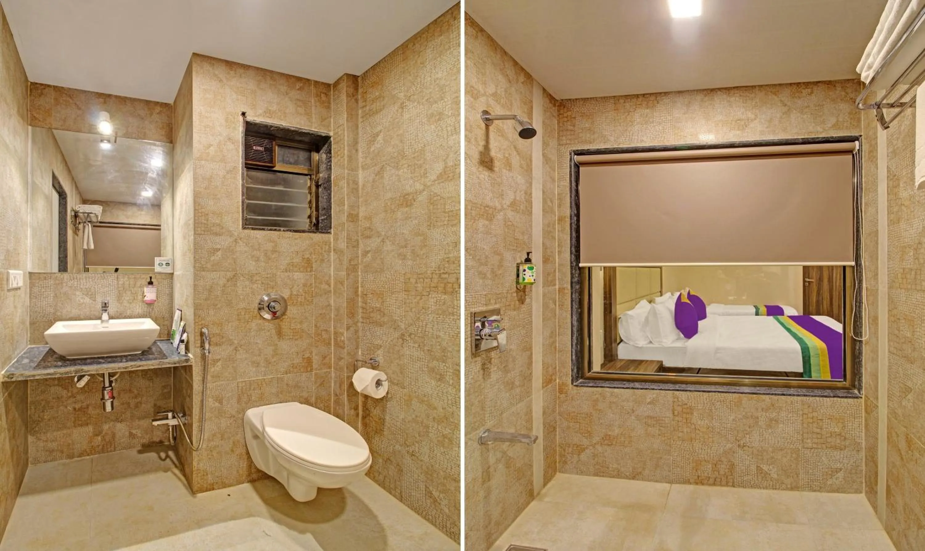 Bathroom in Treebo Mountain Retreat Mahabaleshwar, 600 Mtrs From Lingmala Waterfall