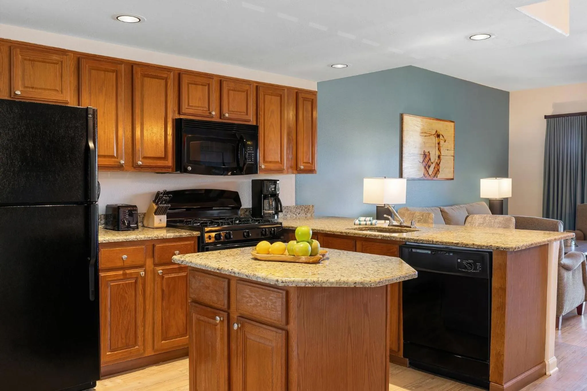 Communal kitchen in Club Wyndham Pagosa