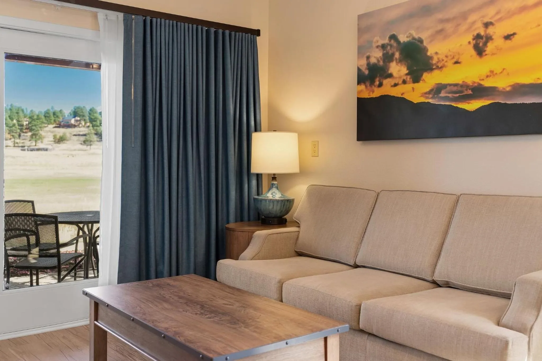 Living room in Club Wyndham Pagosa