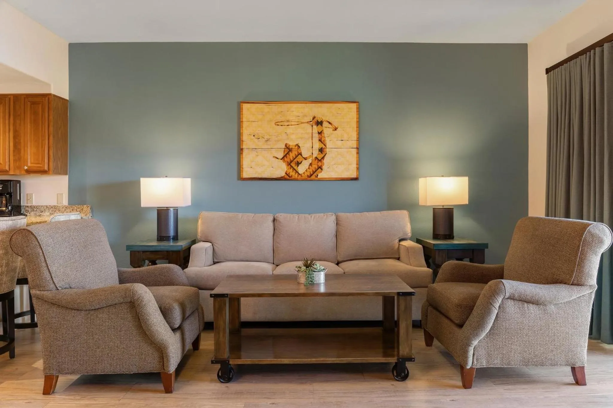 Living room in Club Wyndham Pagosa