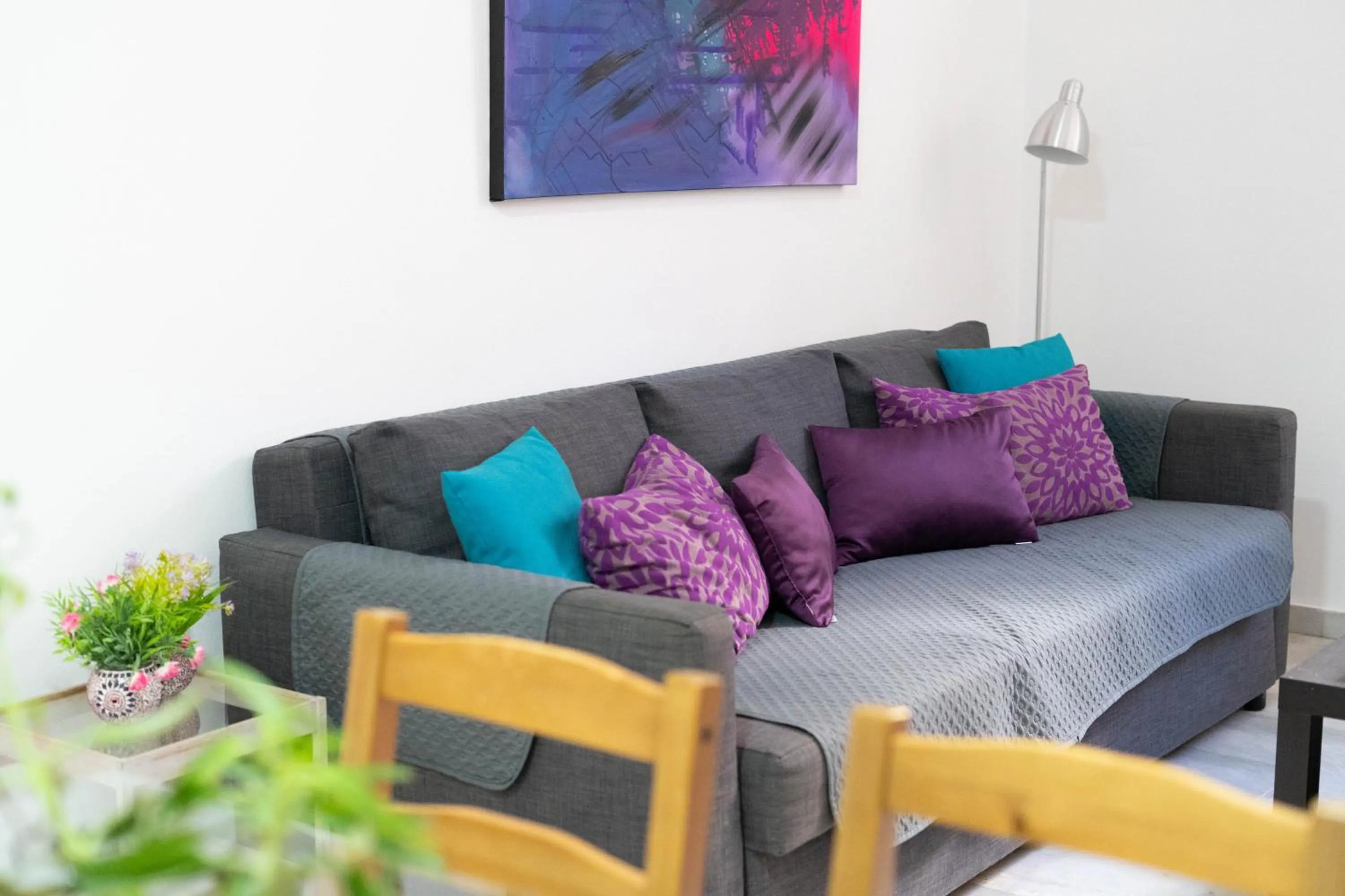 Living room in Apartamentos Granata