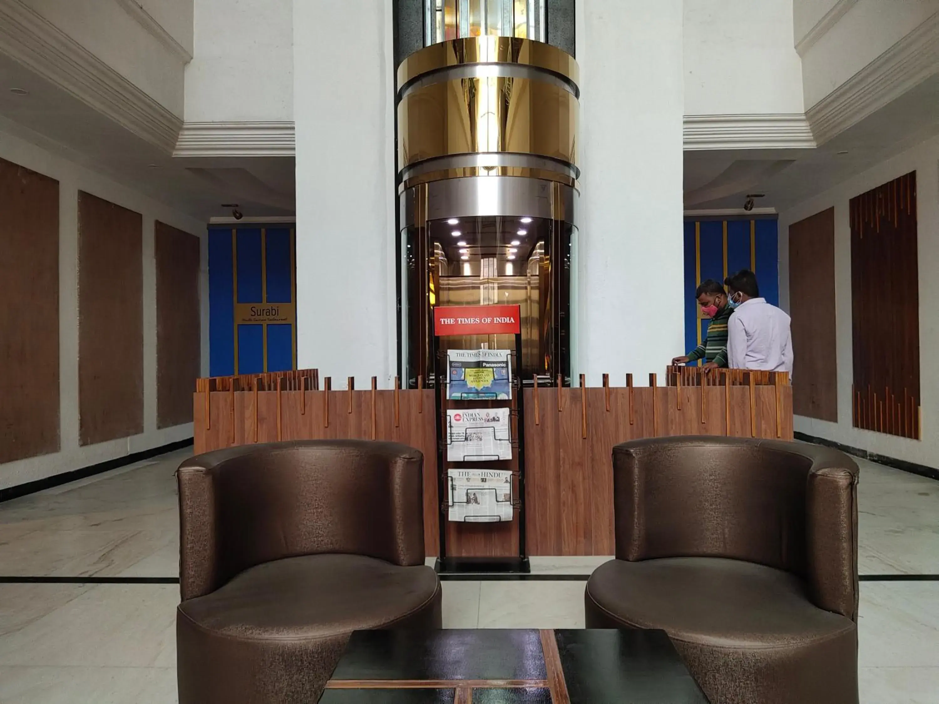 Lobby or reception in Zip By Spree Hotels Surabi International Vellore Lobby or reception in Zip By Spree Hotels Surabi International Vellore