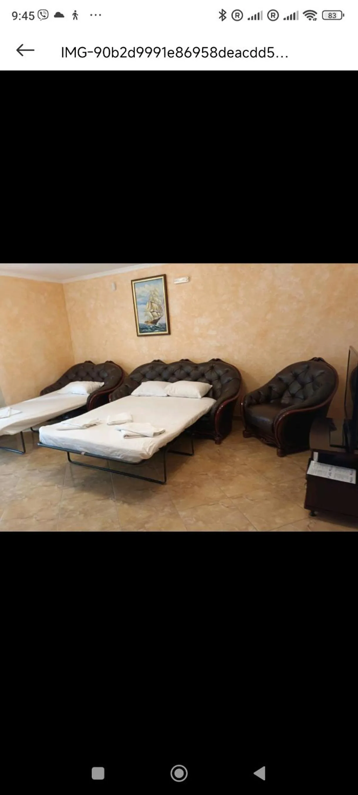 Living room in Villa M