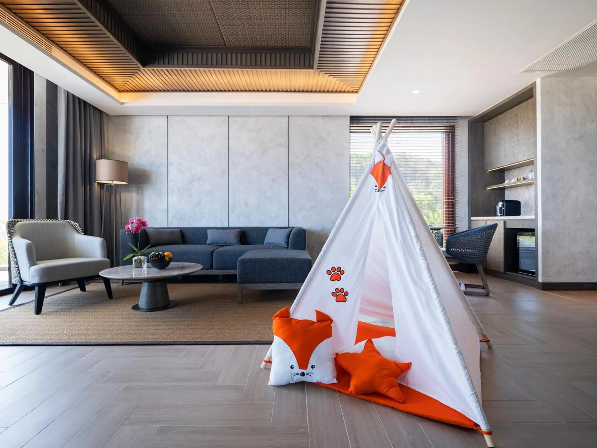 Living room in Pullman Lombok Merujani Mandalika Beach Resort