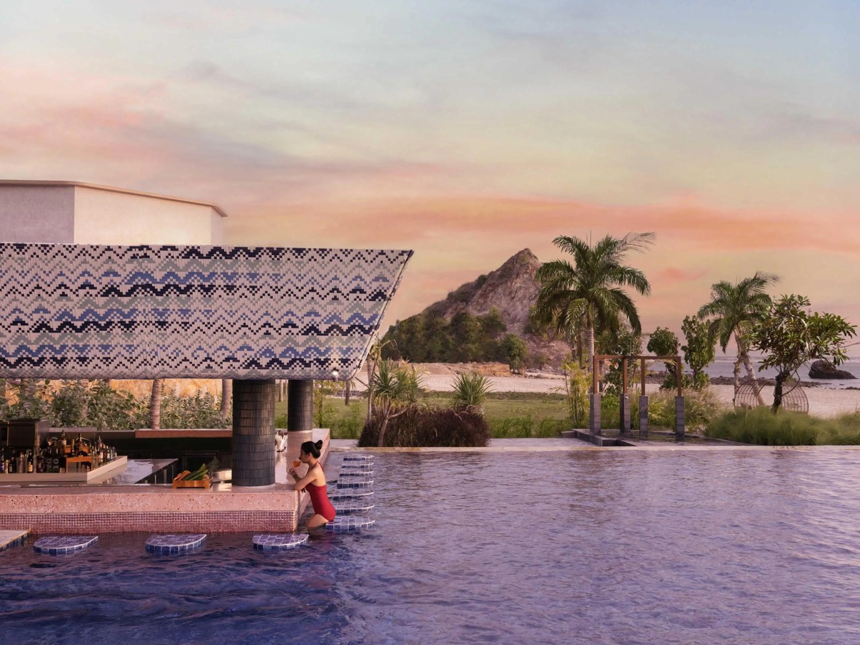 Lounge or bar in Pullman Lombok Merujani Mandalika Beach Resort