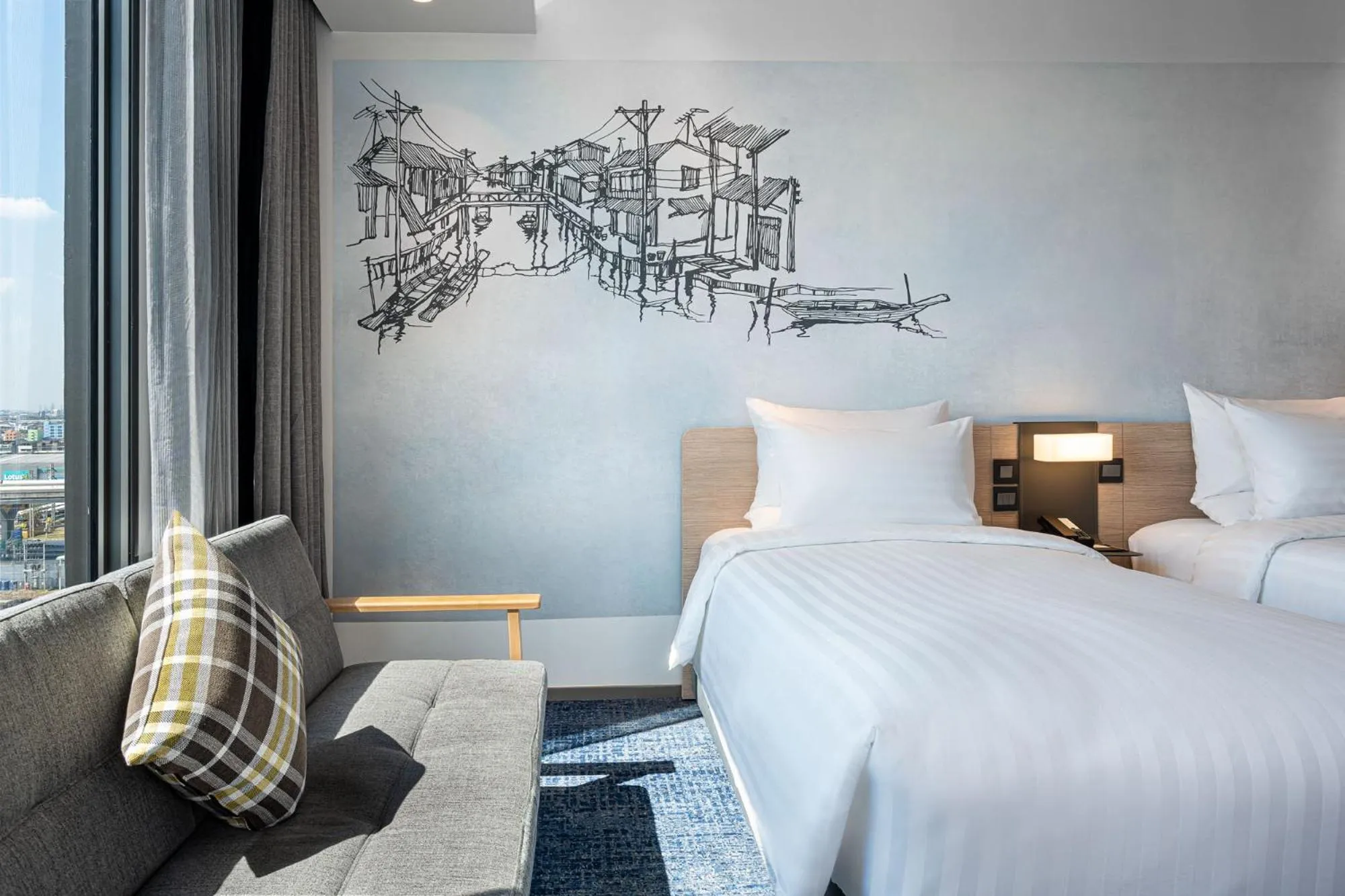 Bed in Novotel Bangkok Future Park Rangsit