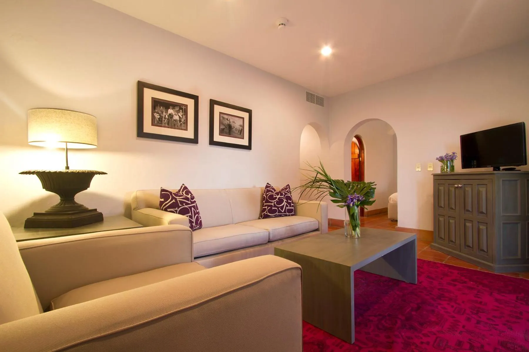 Living room in Alta Las Palomas Hotel