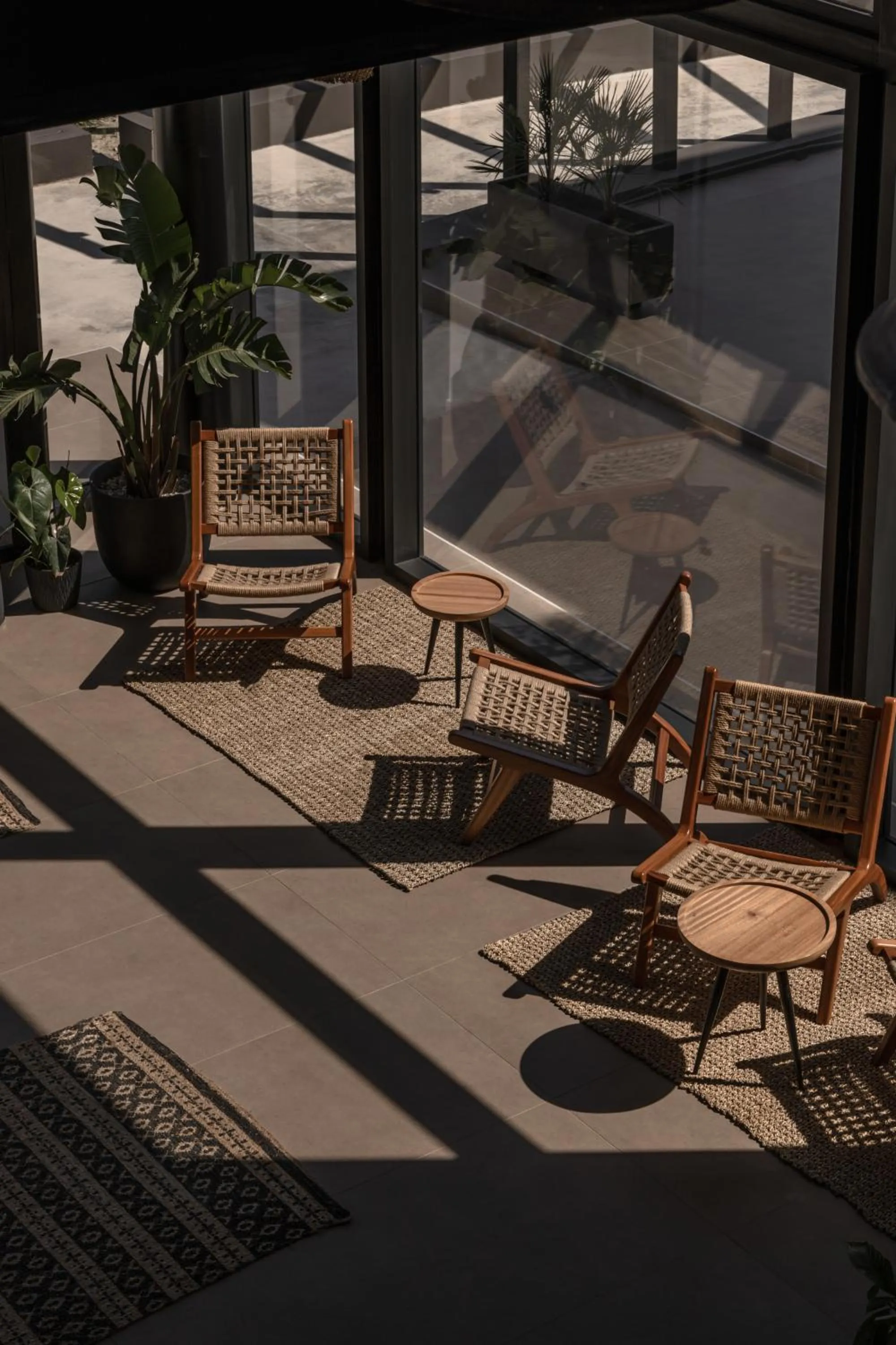 Communal lounge/ TV room in Cook's Club Ialysos Rhodes