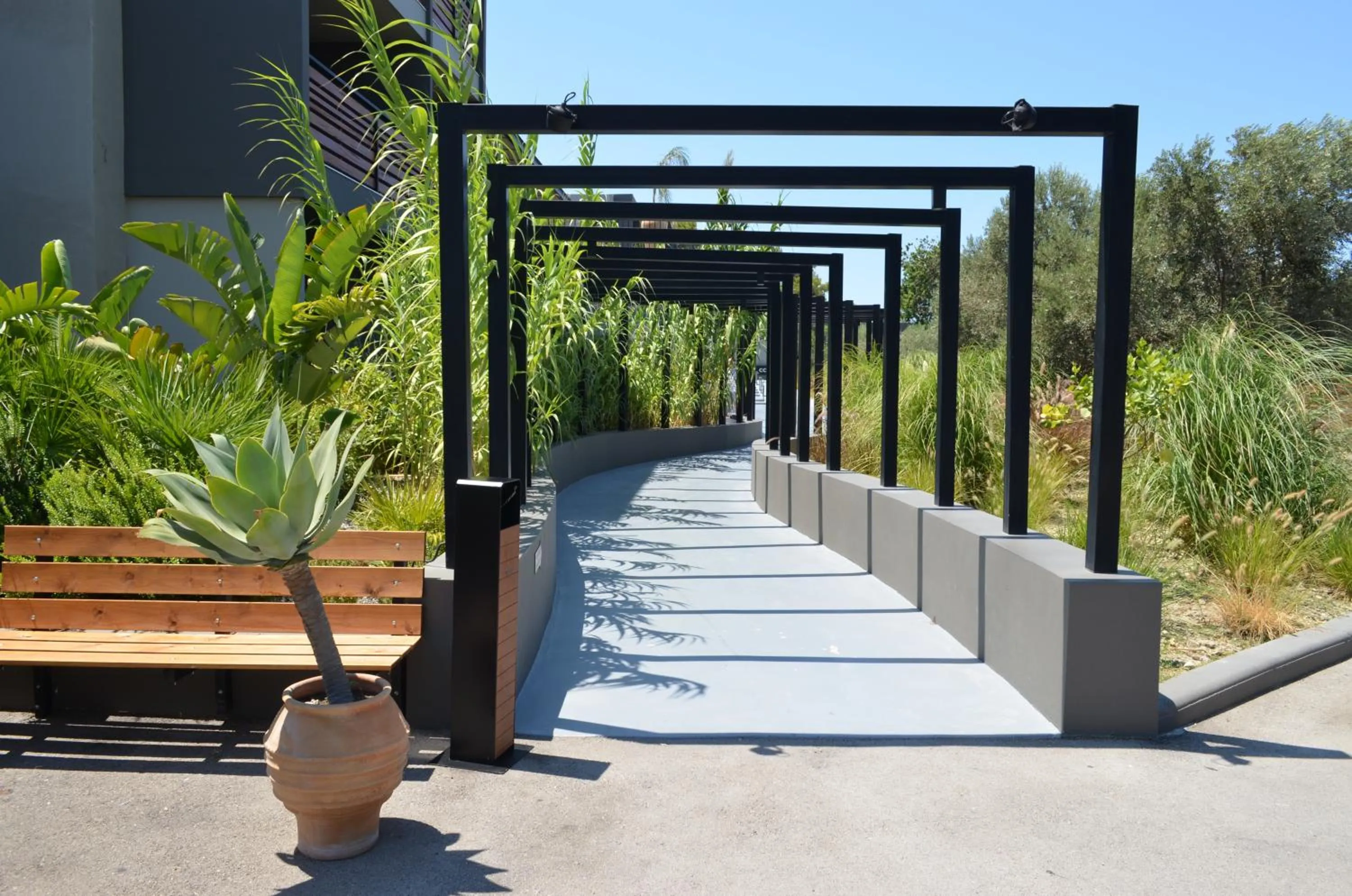 Facade/entrance in Cook's Club Ialysos Rhodes