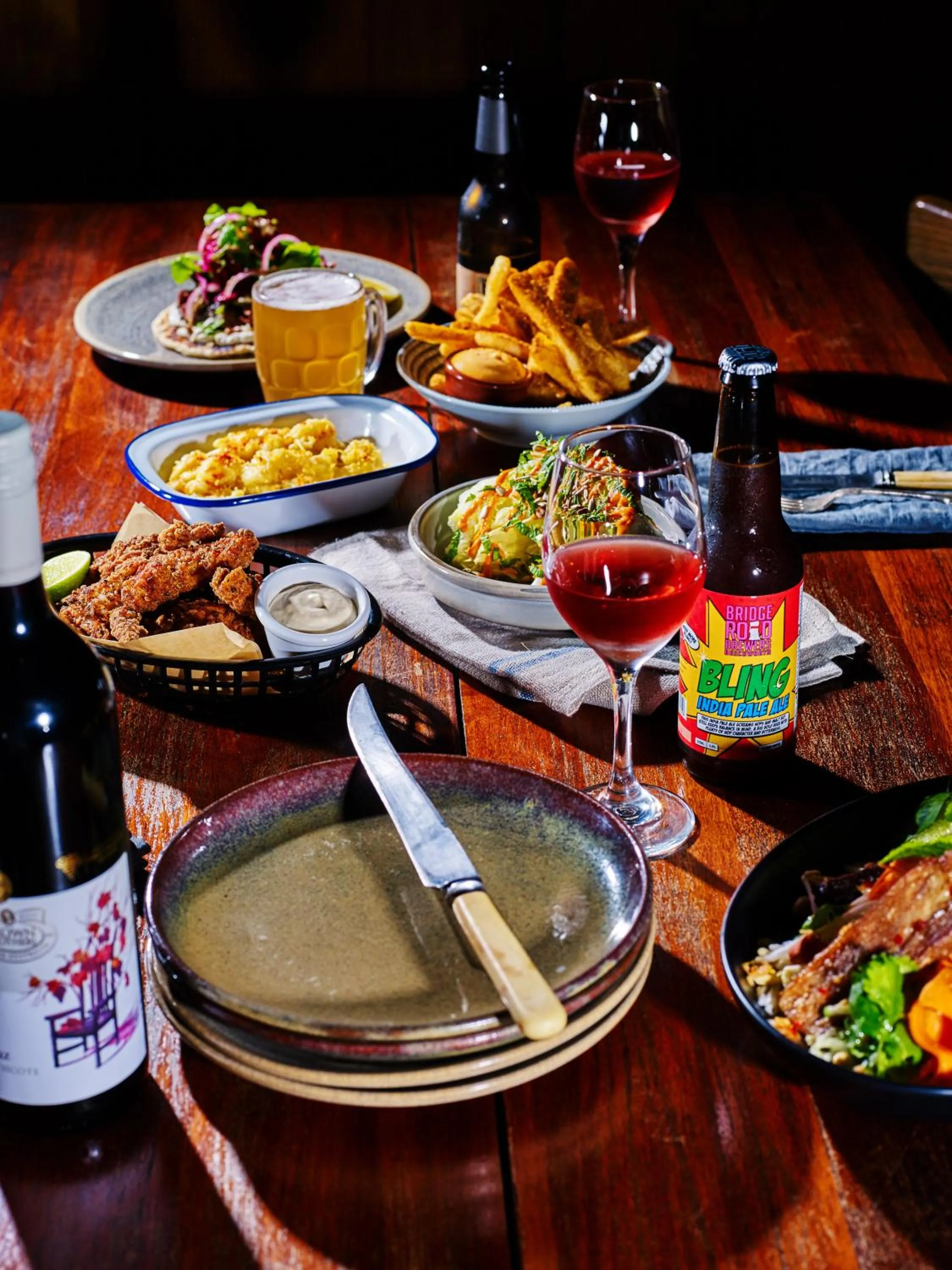 Food close-up in The Harrietville Snowline Hotel
