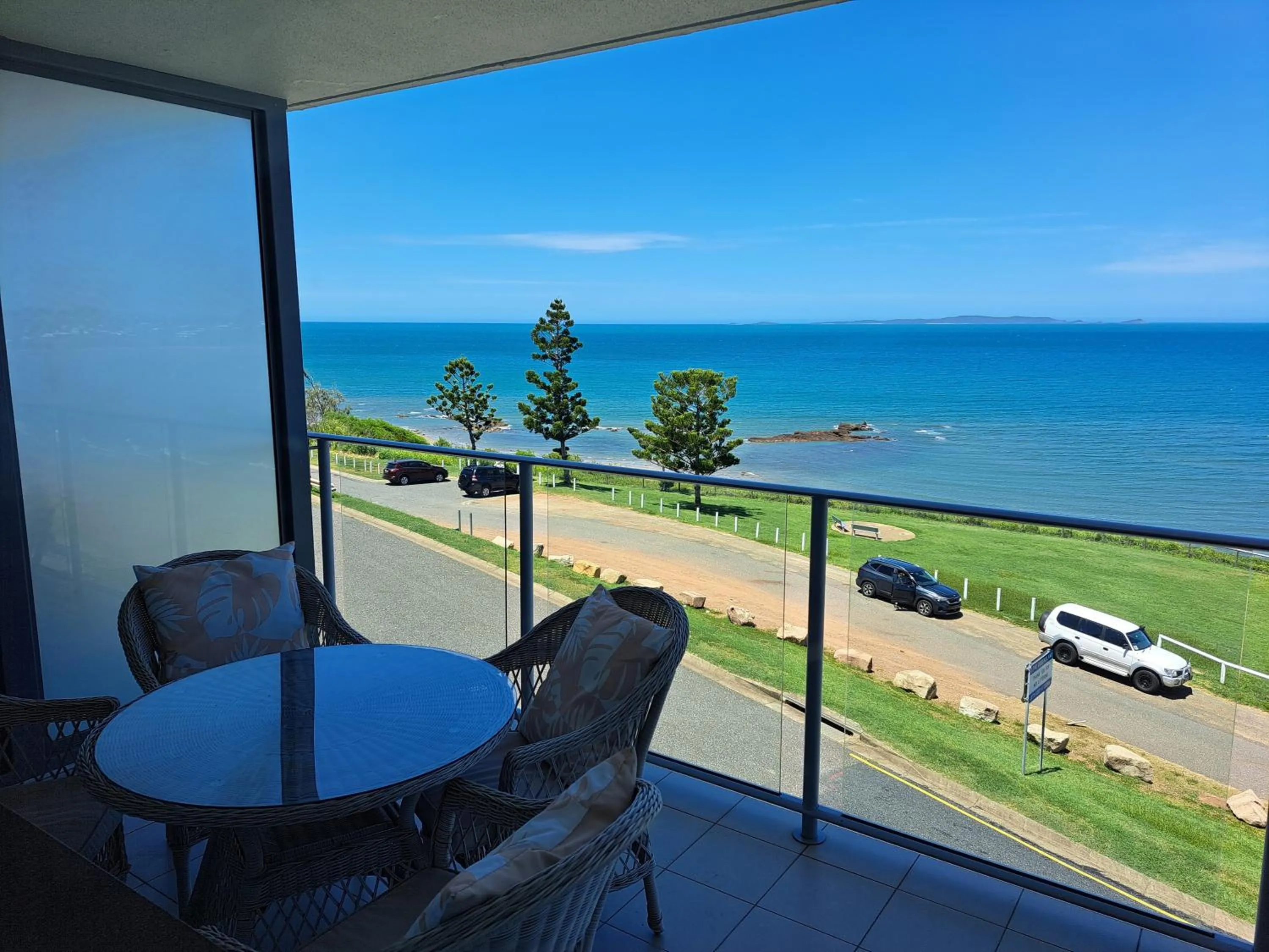 Balcony/Terrace in Oshen Holiday Apartments Yeppoon