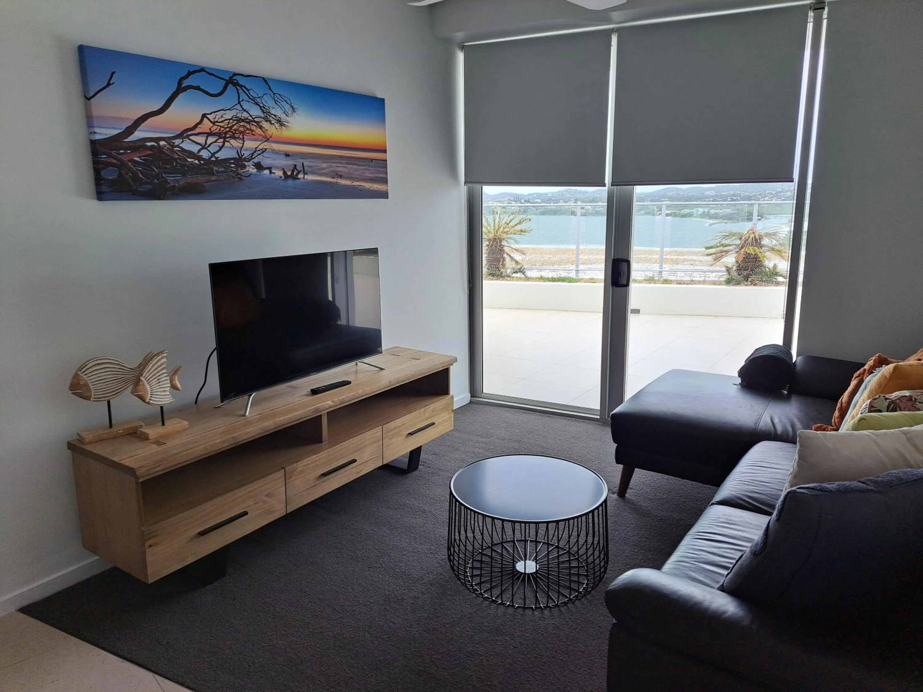 Living room in Oshen Holiday Apartments Yeppoon