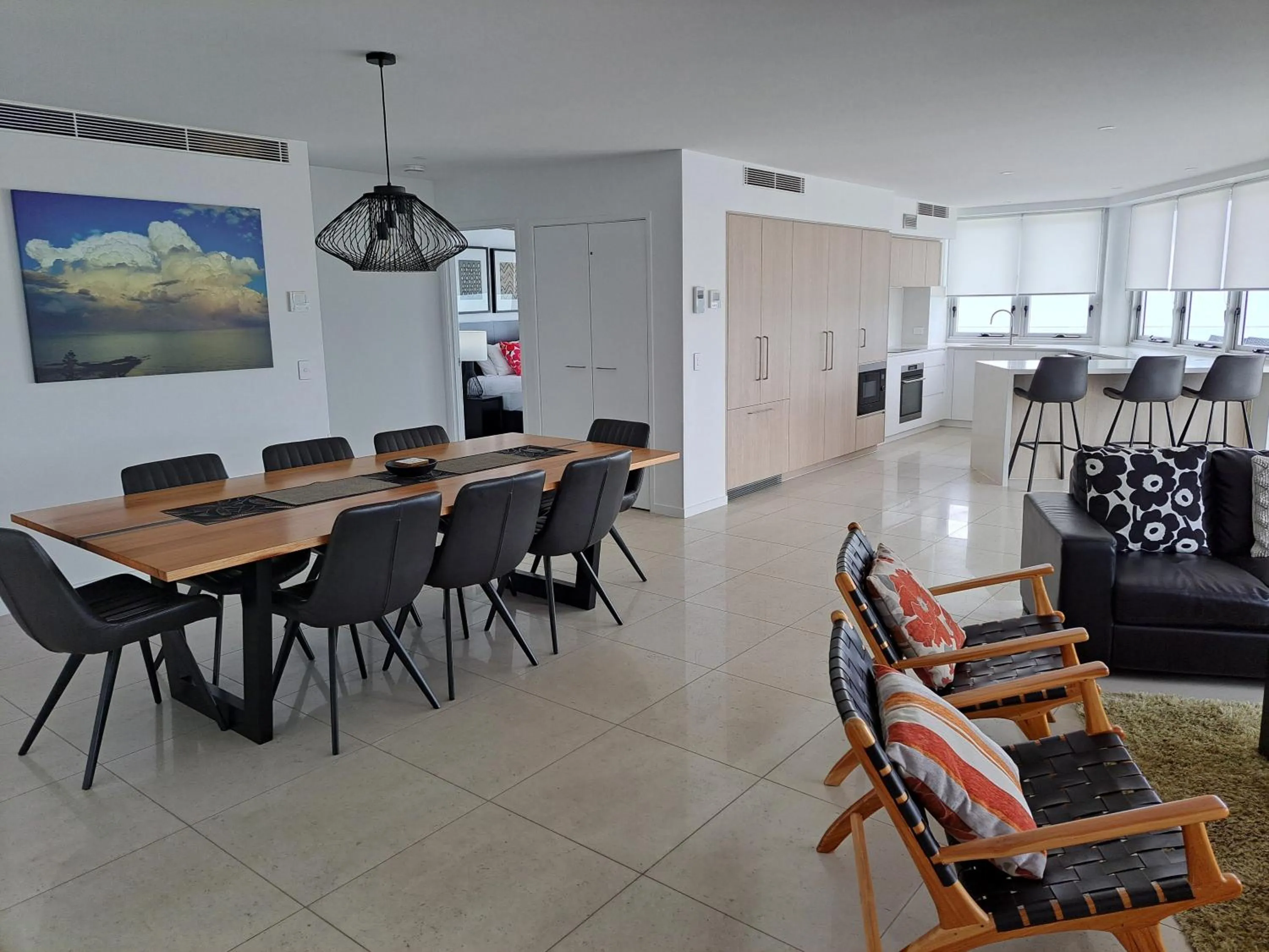 Living room in Oshen Holiday Apartments Yeppoon