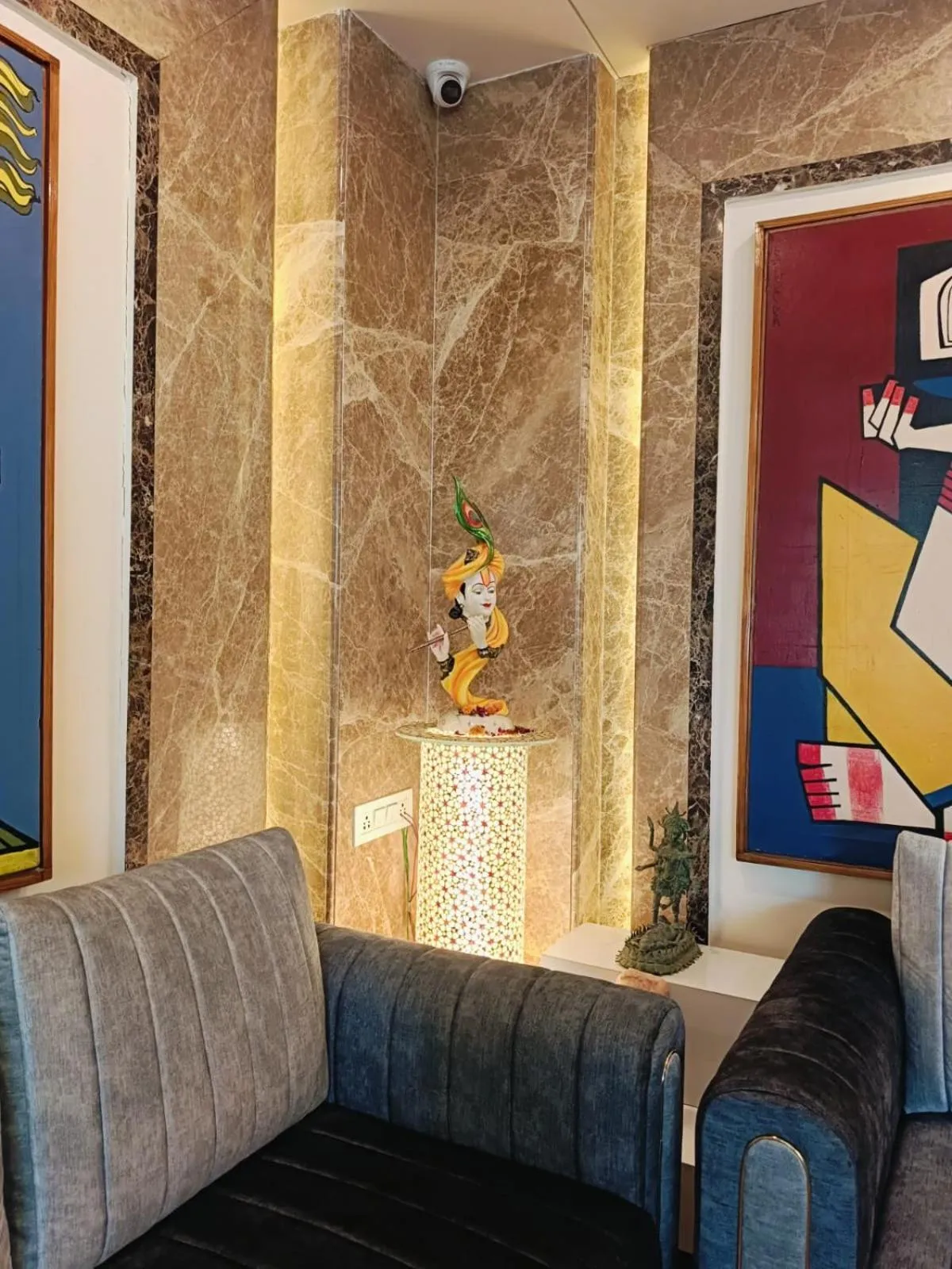 Lobby or reception in Hotel River Rhythm Assi Ghat