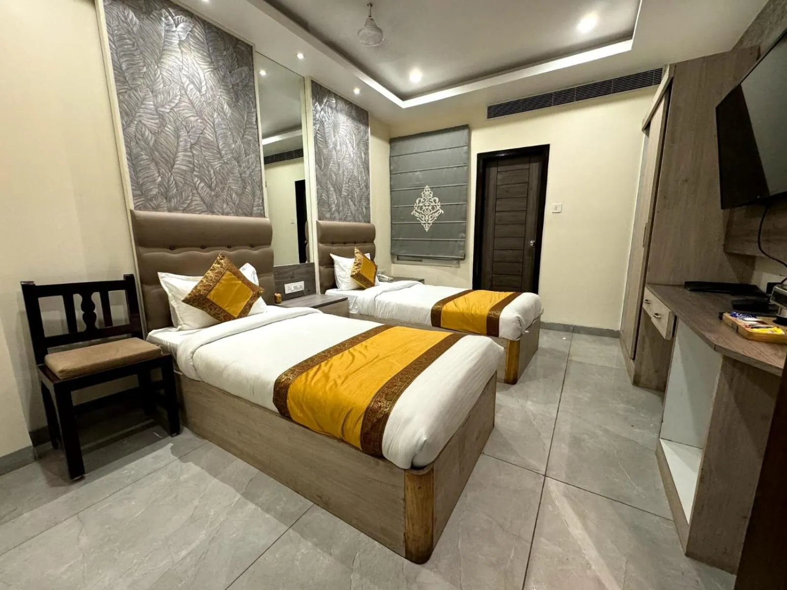 View (from property/room), Bed in Hotel River Rhythm Assi Ghat