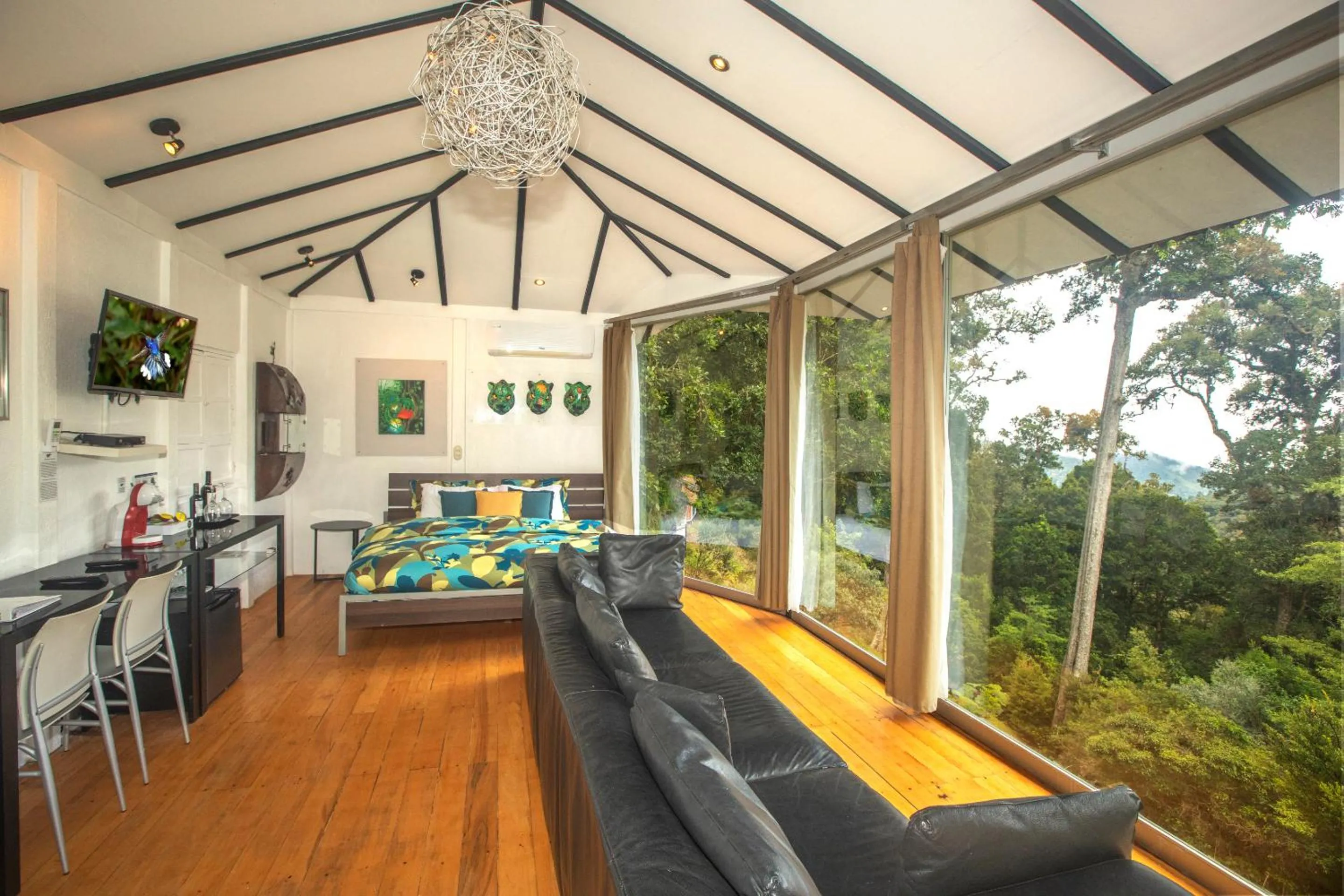 Seating area in Dantica Cloud Forest Lodge