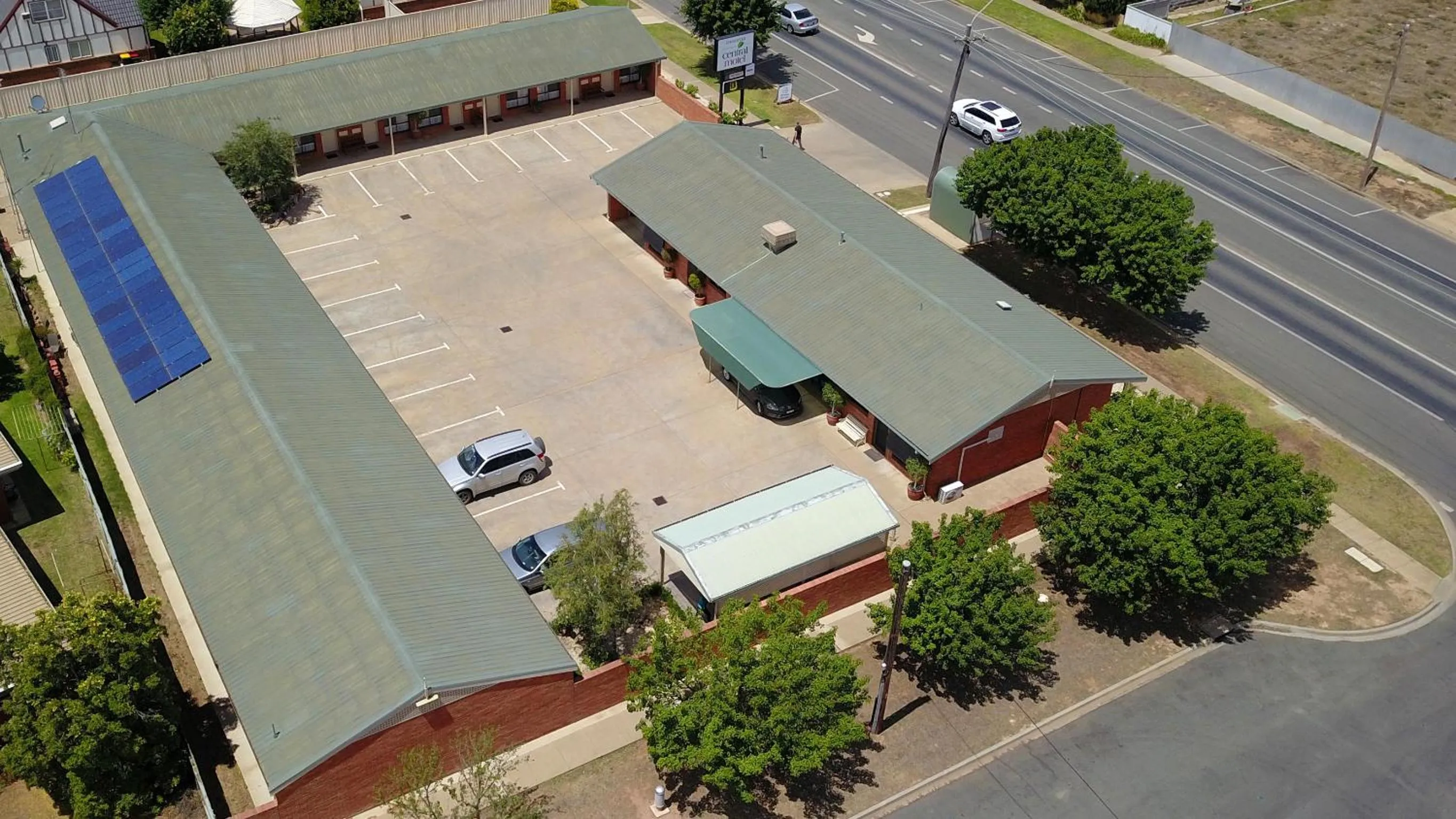 Bird's eye view in Moama Central Motel