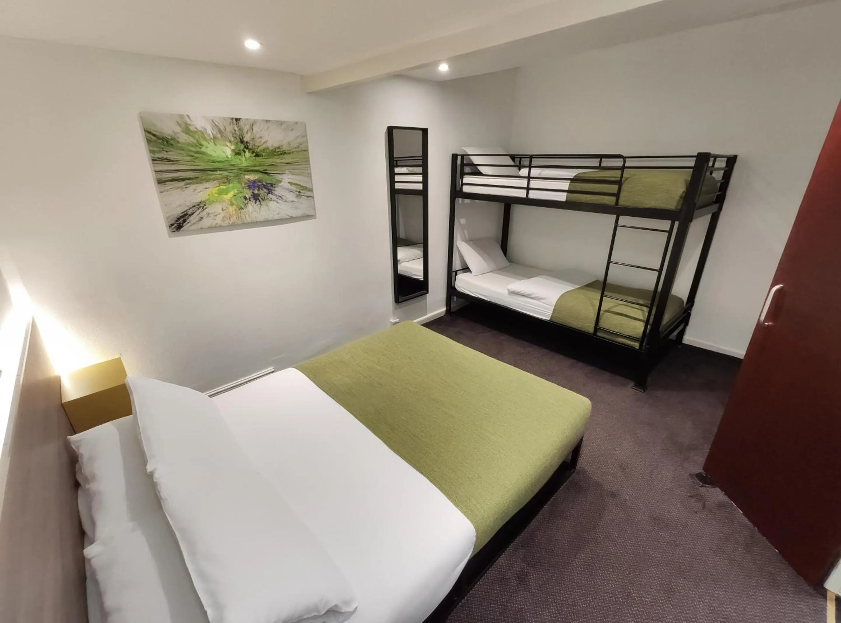 Bedroom, Bed in The Bawdens Holiday Apartments