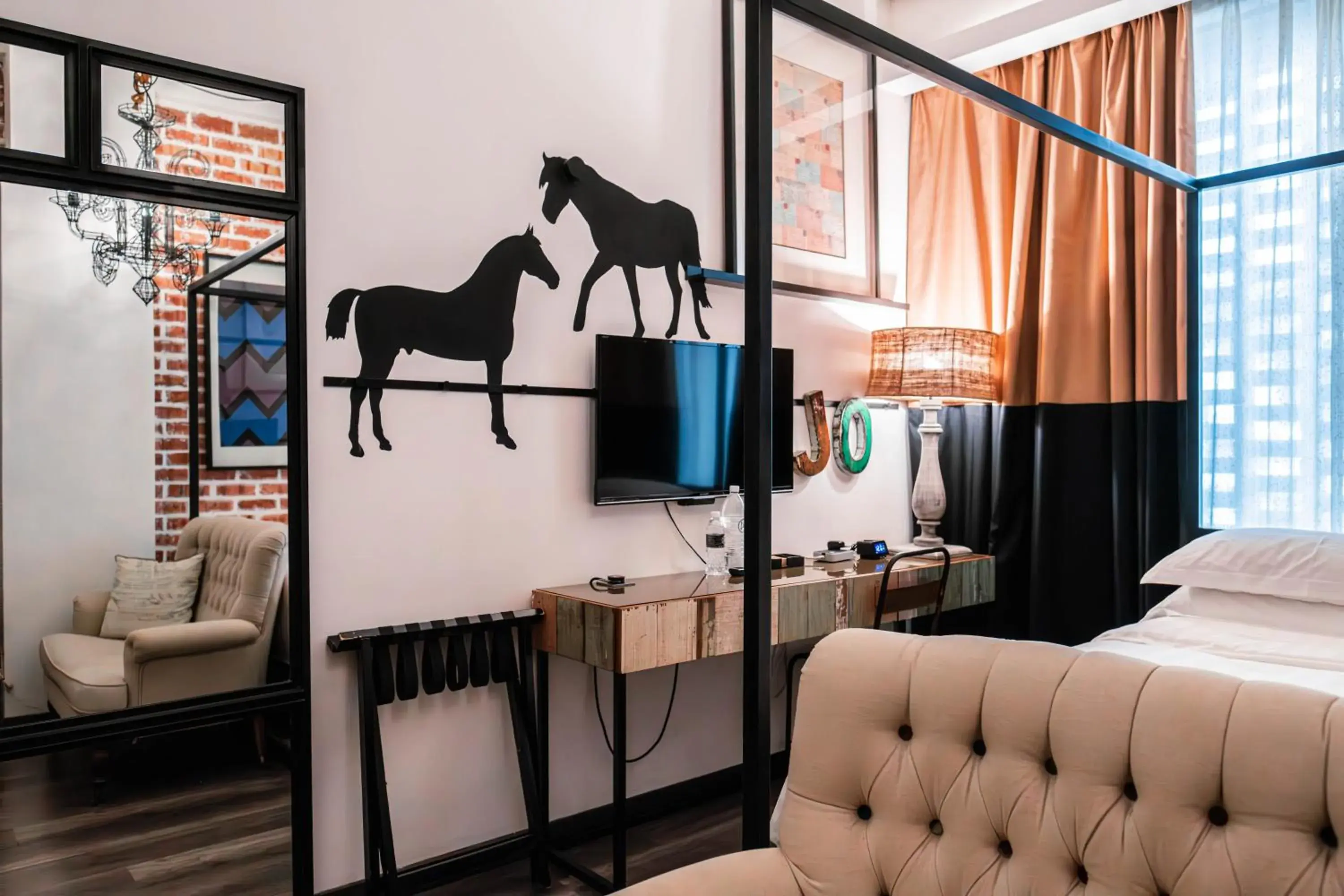 View (from property/room), Bed in M Boutique Hotel View (from property/room), Bed in M Boutique Hotel