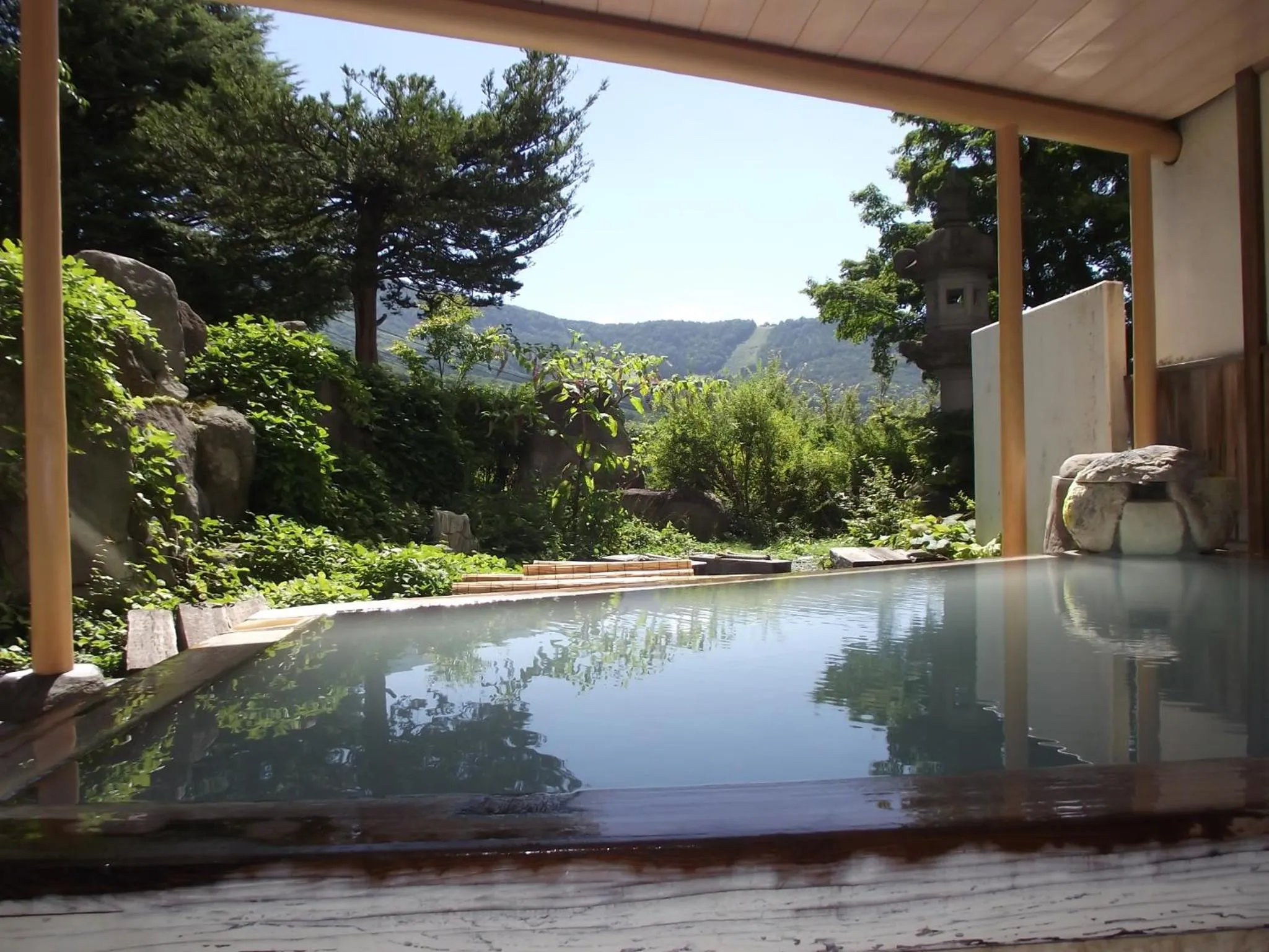 Hot Spring Bath in Zao Plaza Hotel