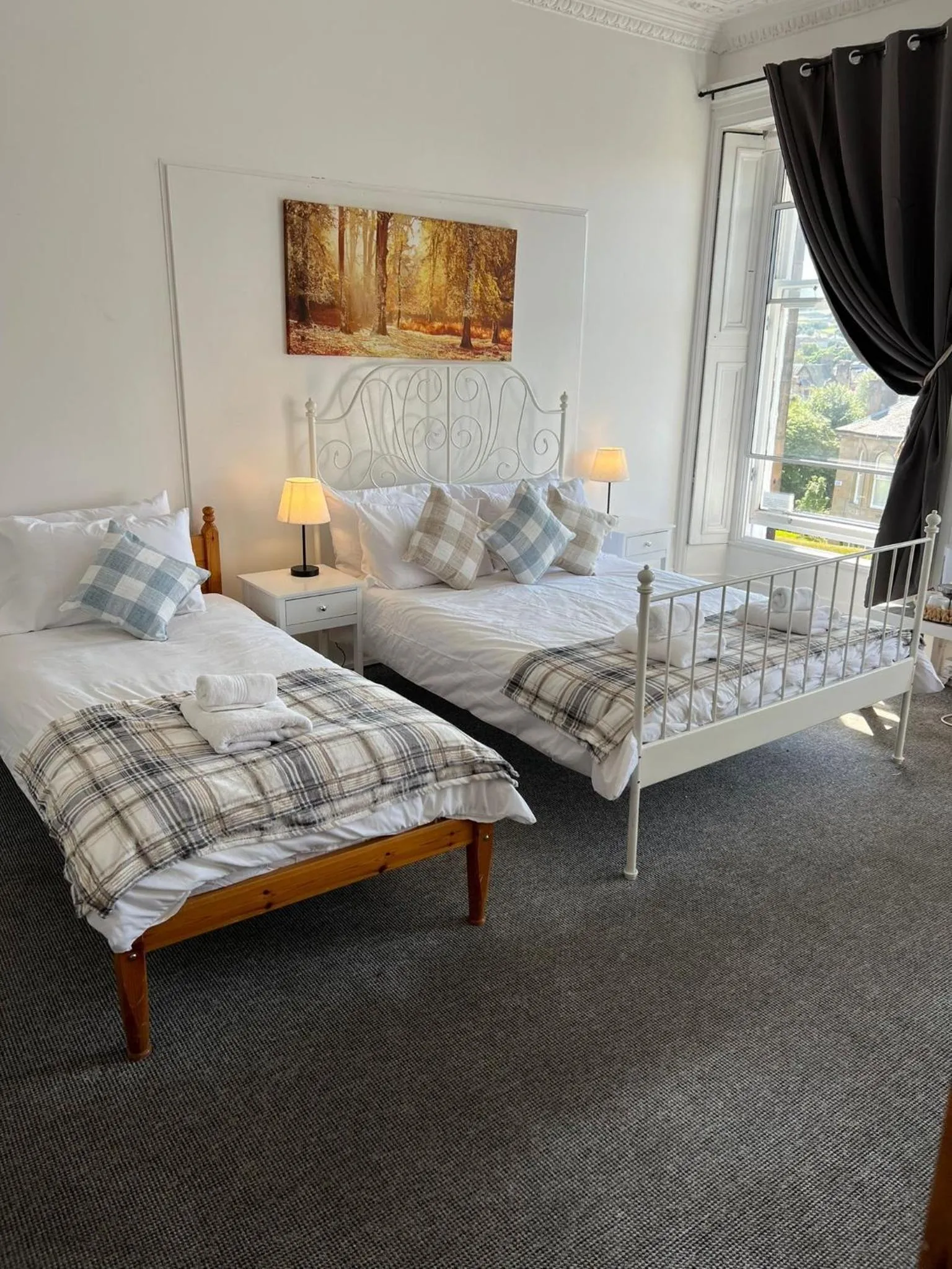 Bedroom, Bed in Edinburgh Travel Guest House