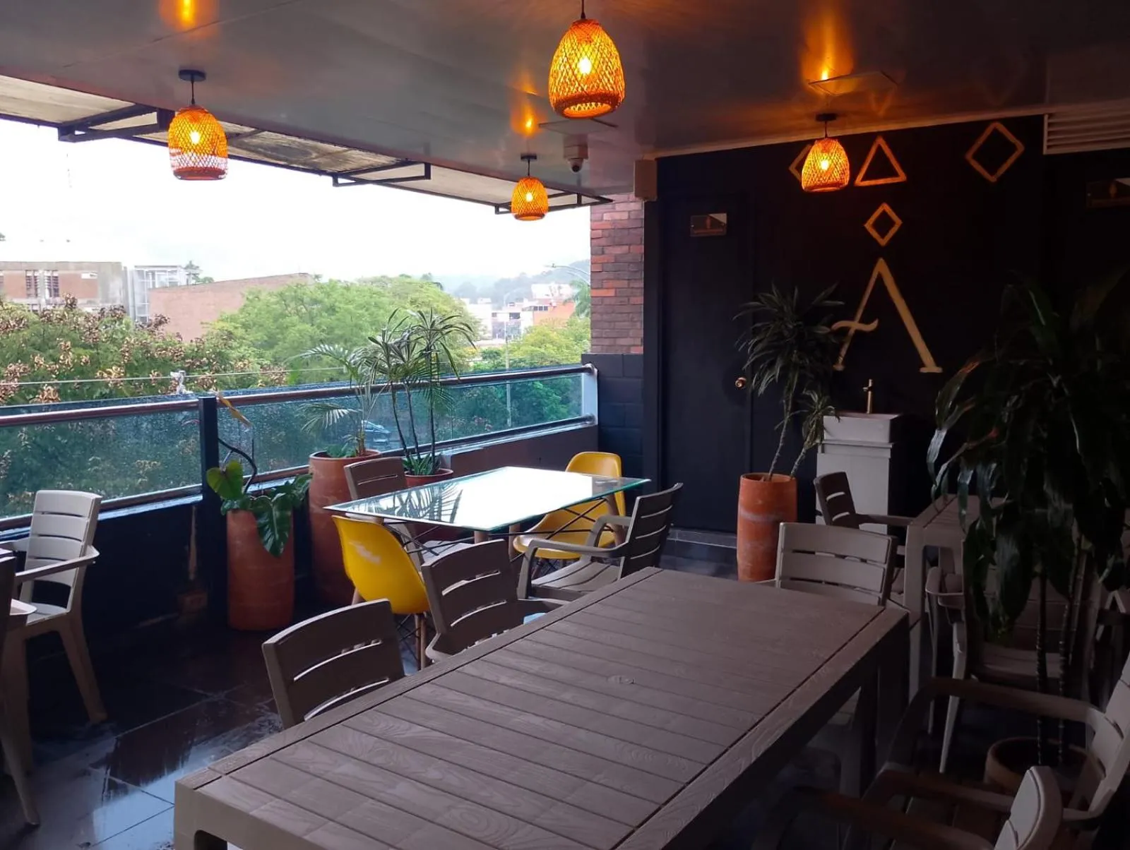 Balcony/Terrace in Hotel Aura Medellin
