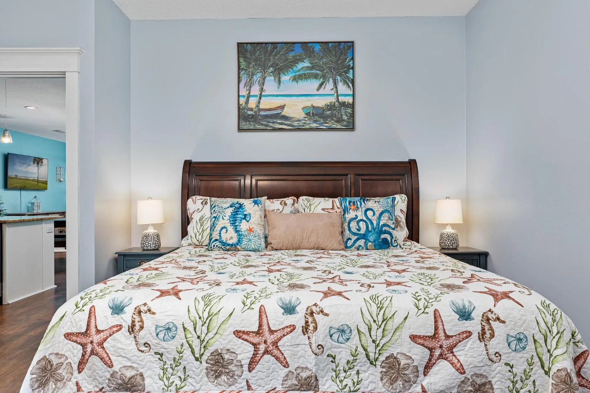 Bedroom, Bed in Sailing Mood